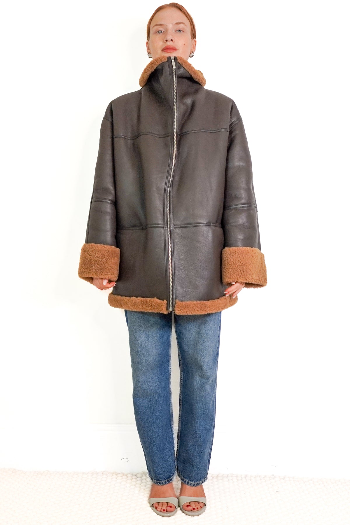 Toteme Brown Shearling (RRP £2100) | Authentic Preloved front
