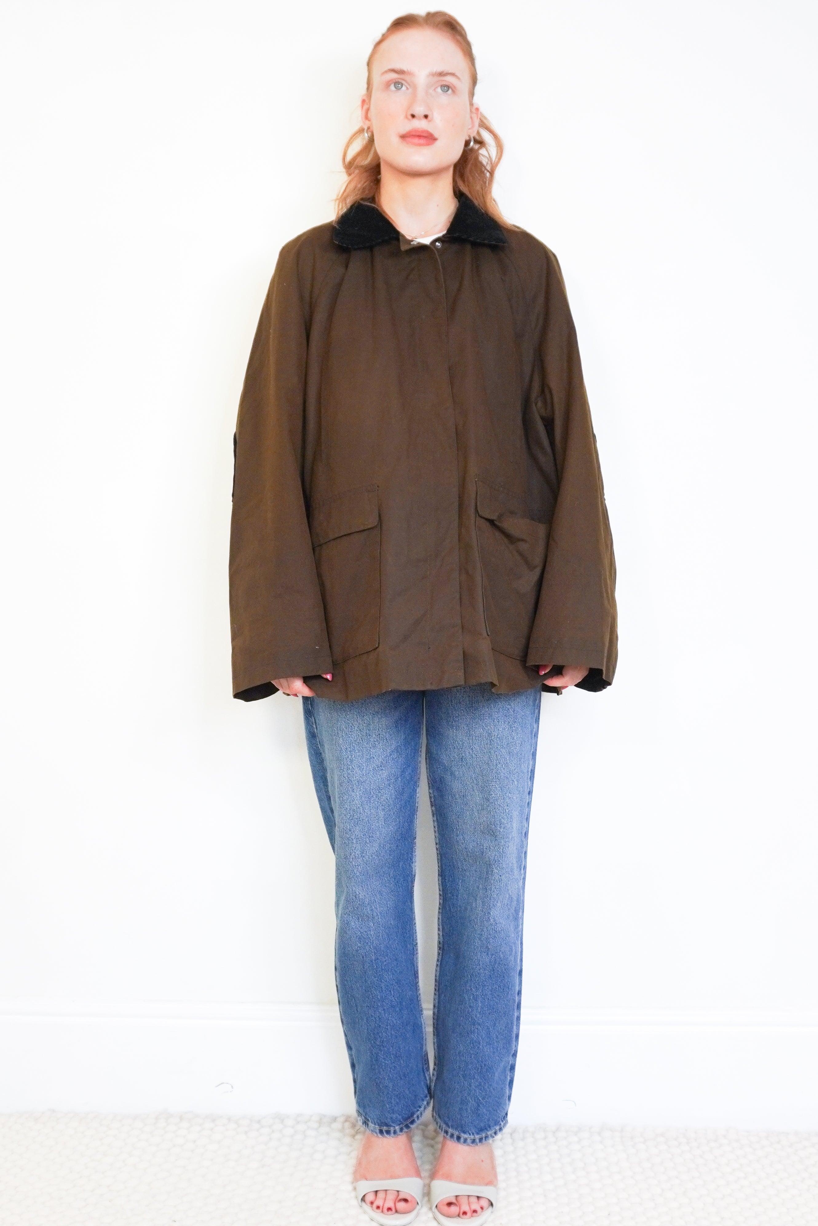 Toteme Brown Wax Country Jacket front photo chelsea london