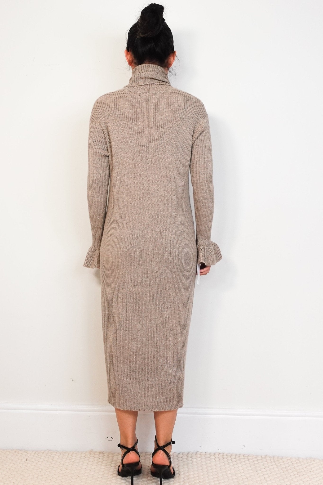 Ulla Johnson Beige Knitted Maxi Dress RRP £450 | Authentic Preloved - Reloved Again