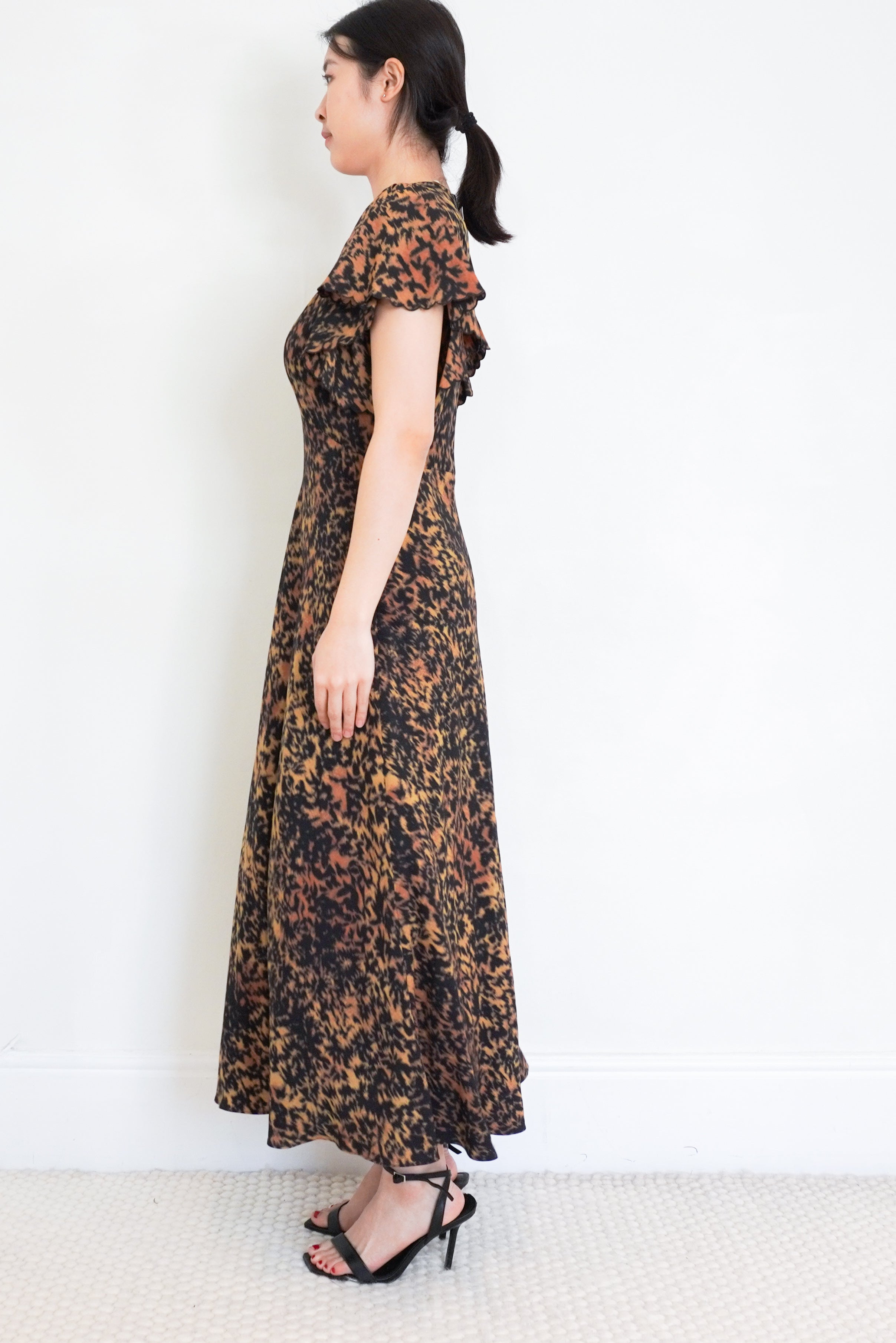 Ulla-Johnson-Brown-Leopard-Print-Dress-side-picture-Chelsea-London