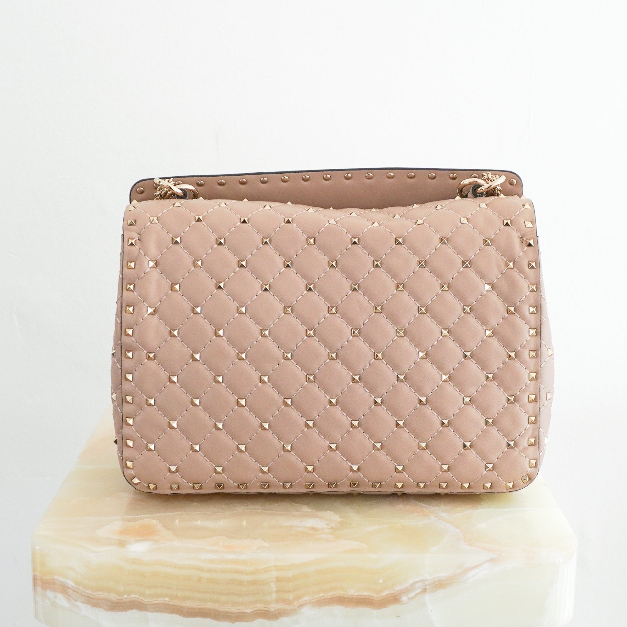 Valentino Large Nappa Rockstud Spike Bag RRP £2800 | Authentic Preloved - Reloved Again