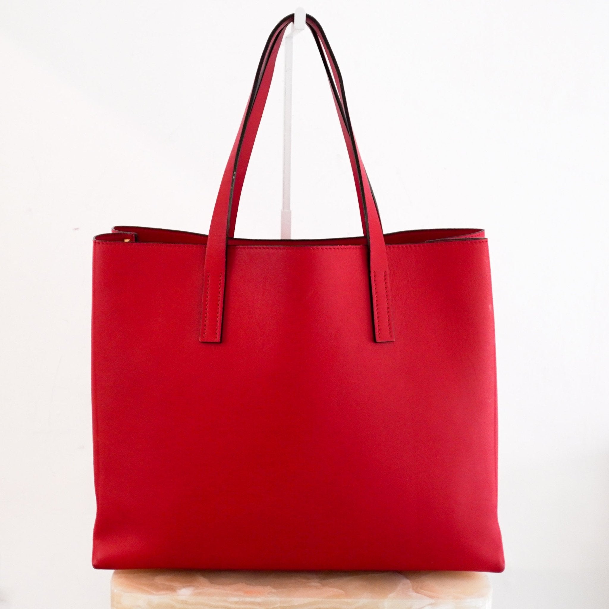Valentino Large V Ring Tote in Red RRP £1700 | Authentic Preloved - Reloved Again
