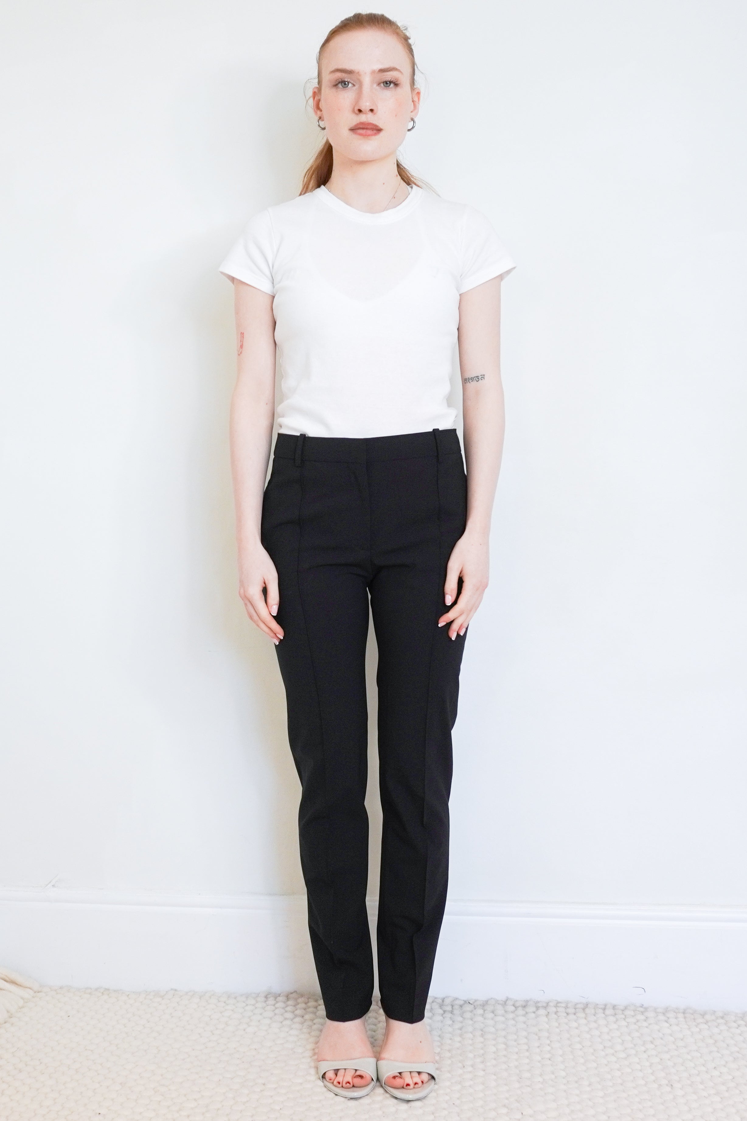 Valentino-Straight-Leg-Tailored-Trousers-front-picture-Chelsea-London