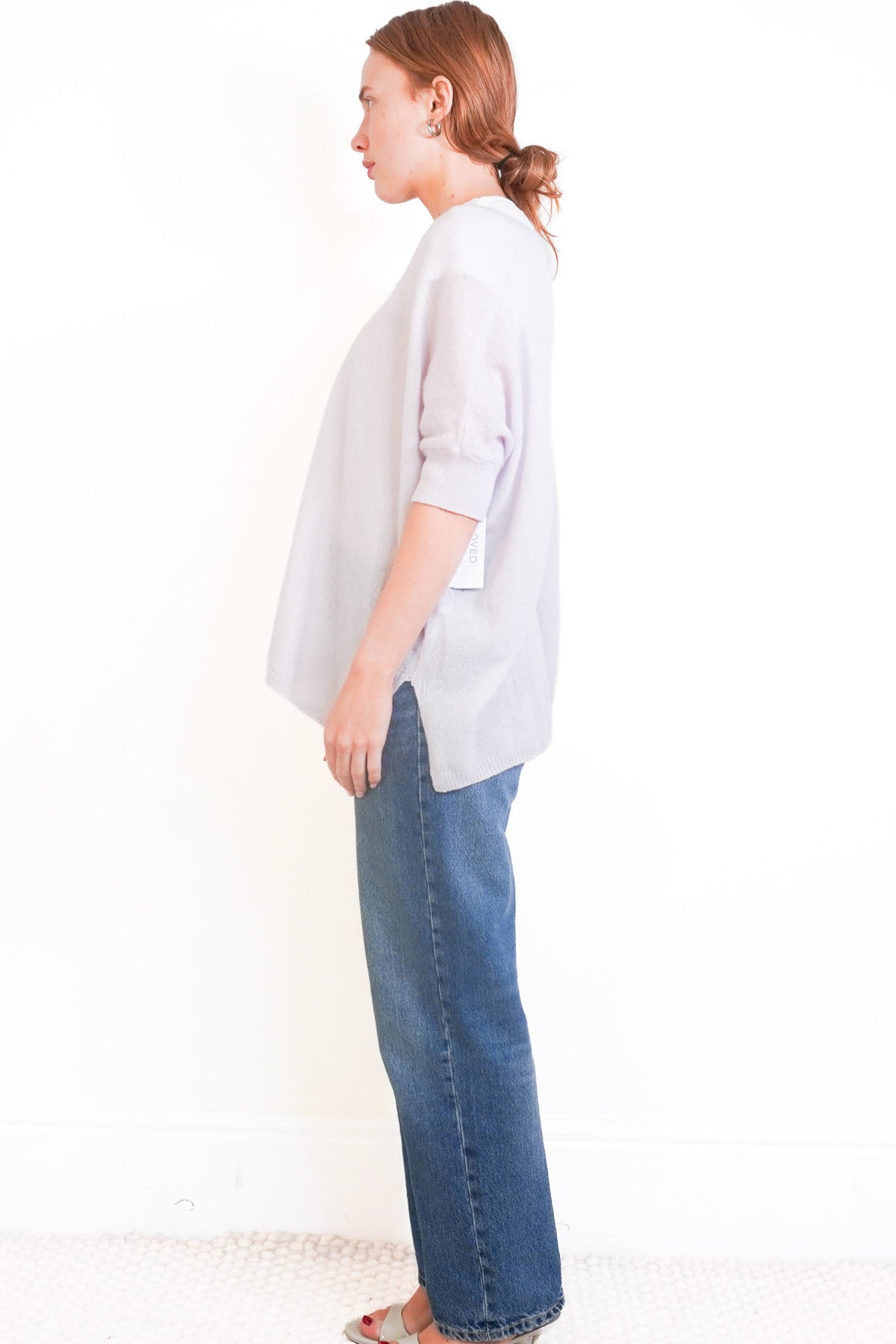 Van Kukil Cashmere Short Sleeve Jumper side