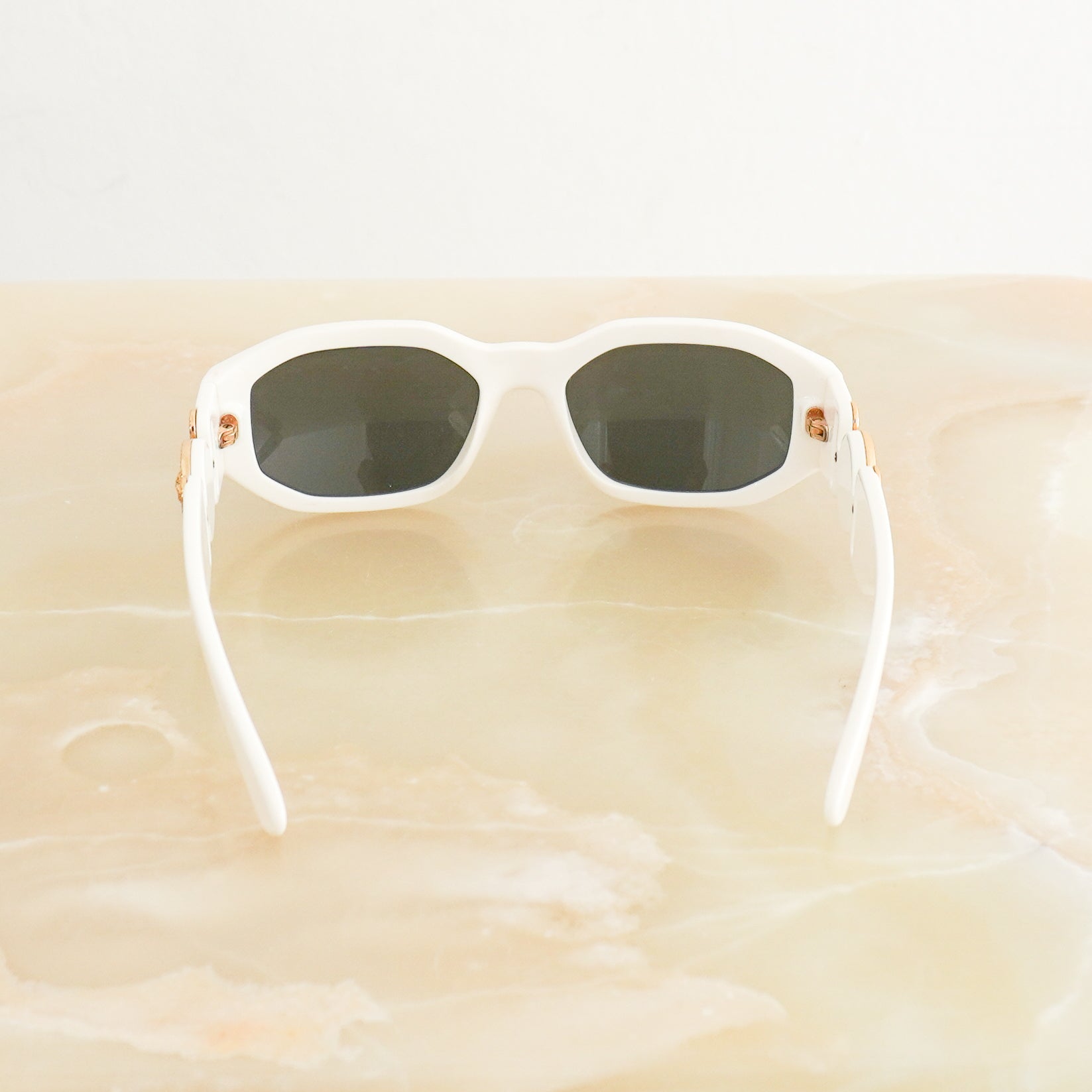 Versace VE4361 Medusa Biggie White Sunglasses front photo chelsea london back