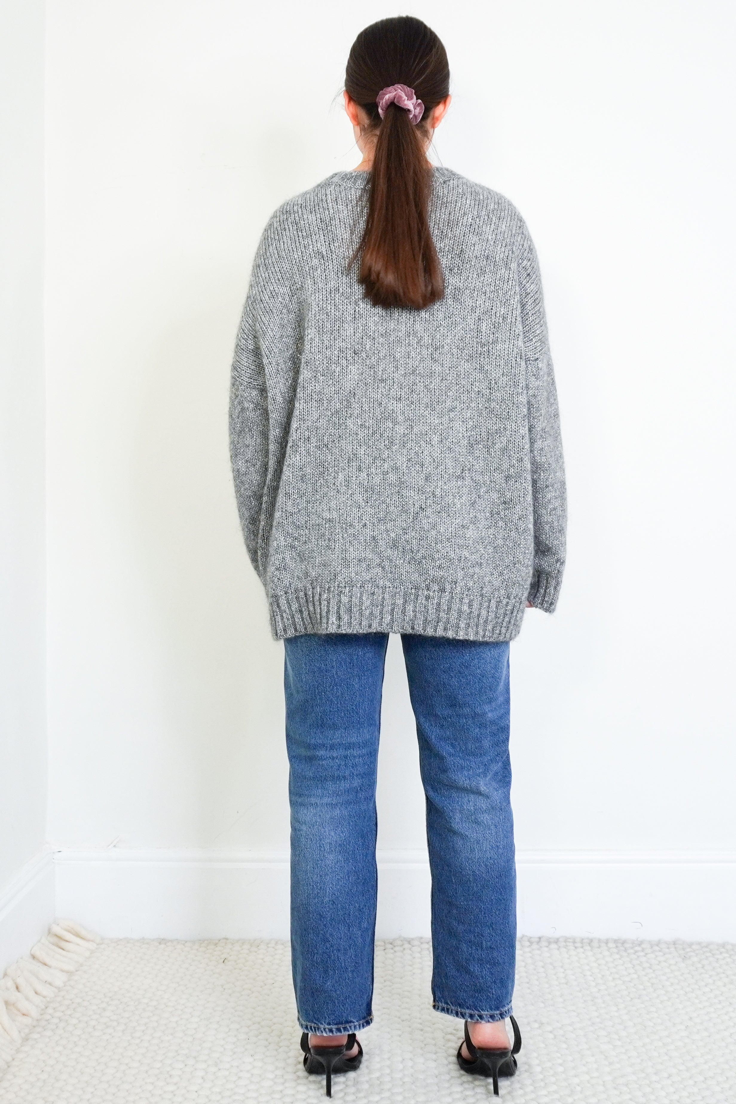 Weekend-MaxMara-Grey-Jumper-back-picture-Chelsea-London