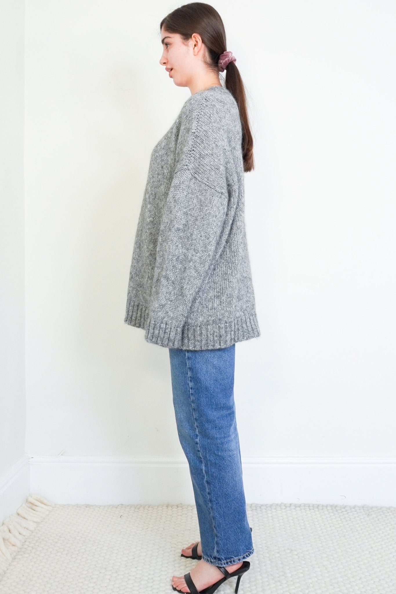 Weekend MaxMara Grey Jumper RRP £240 | Authentic Preloved - Reloved Again