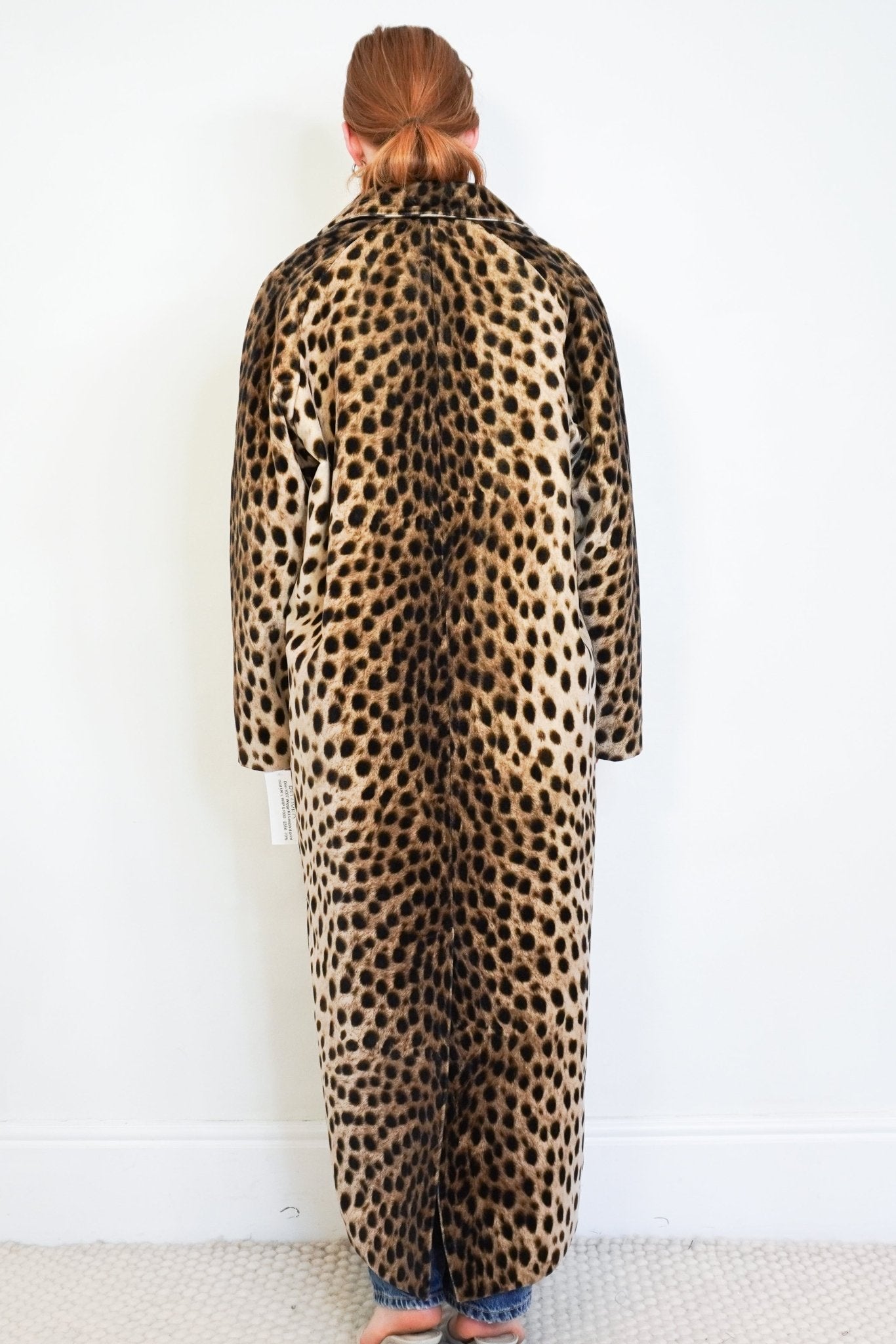 Wiggy Kit Mercer Leopard Velvet Coat (RRP £1000) | Authentic Preloved - Reloved Again