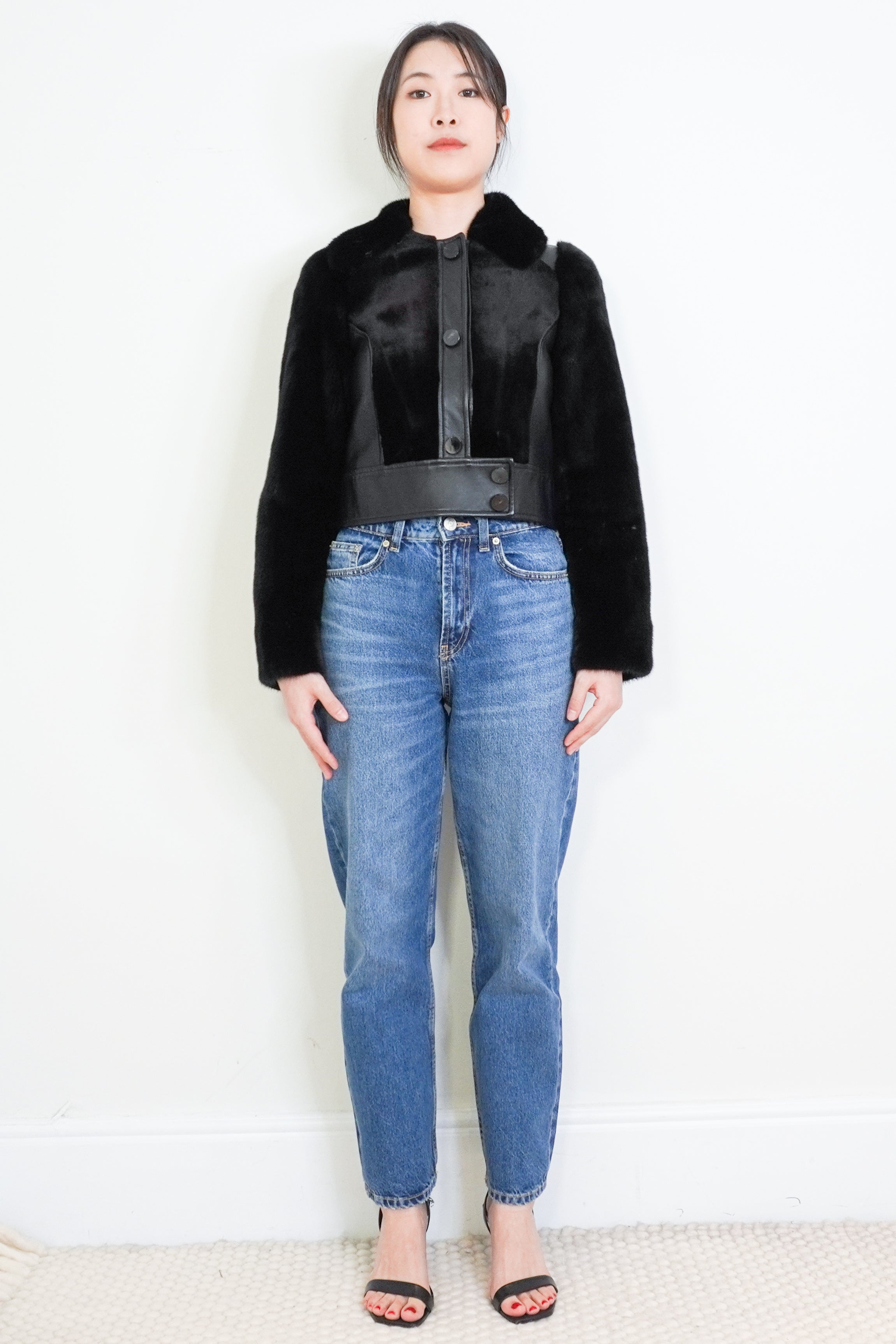 Yves-Salomon-Black-Mink-Fur-Leather-Jacket-front-picture-Chelsea-London