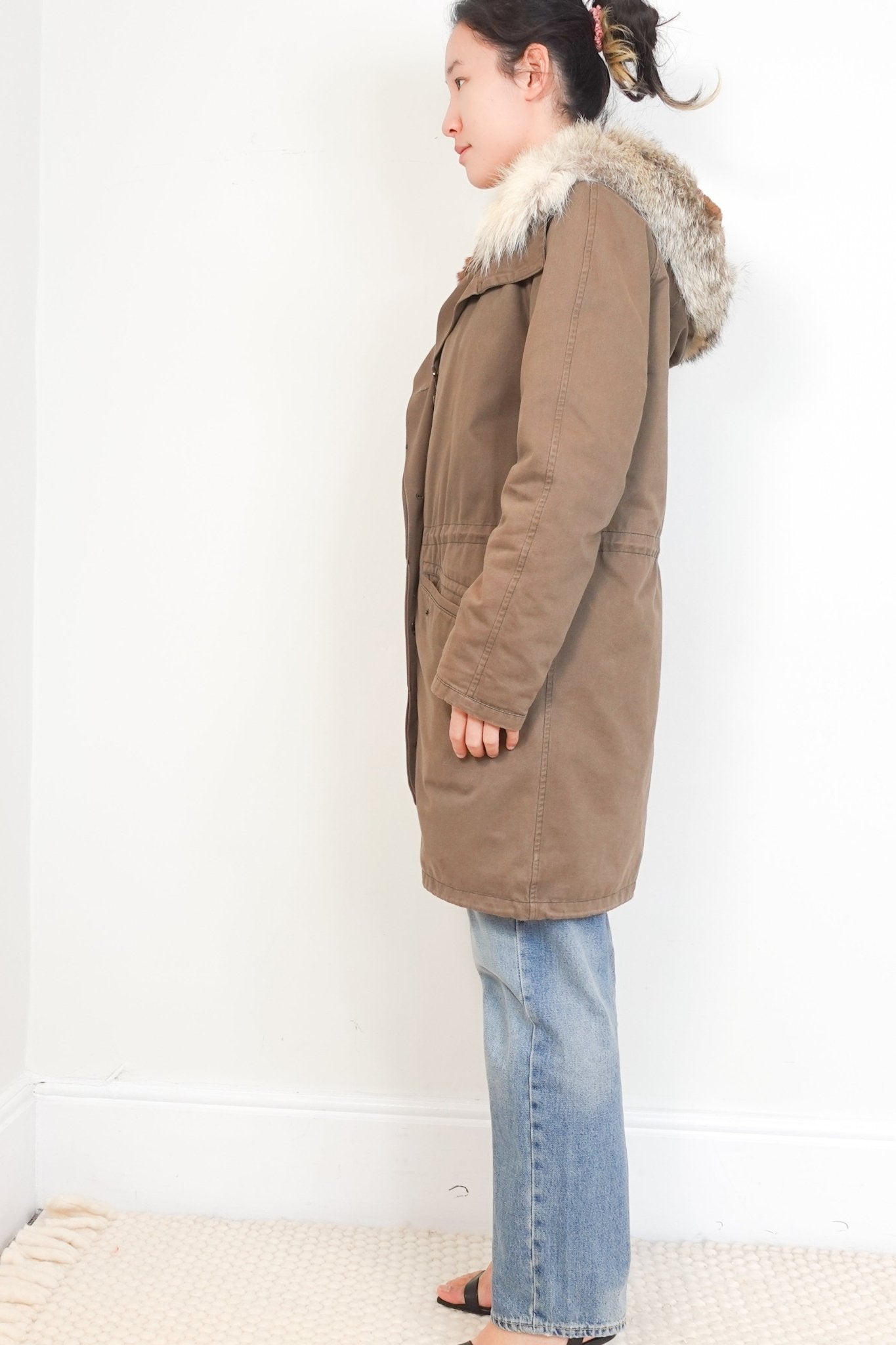 Yves Salomon Cayote Lined Coat RRP £2000 | Authentic Preloved - Reloved Again