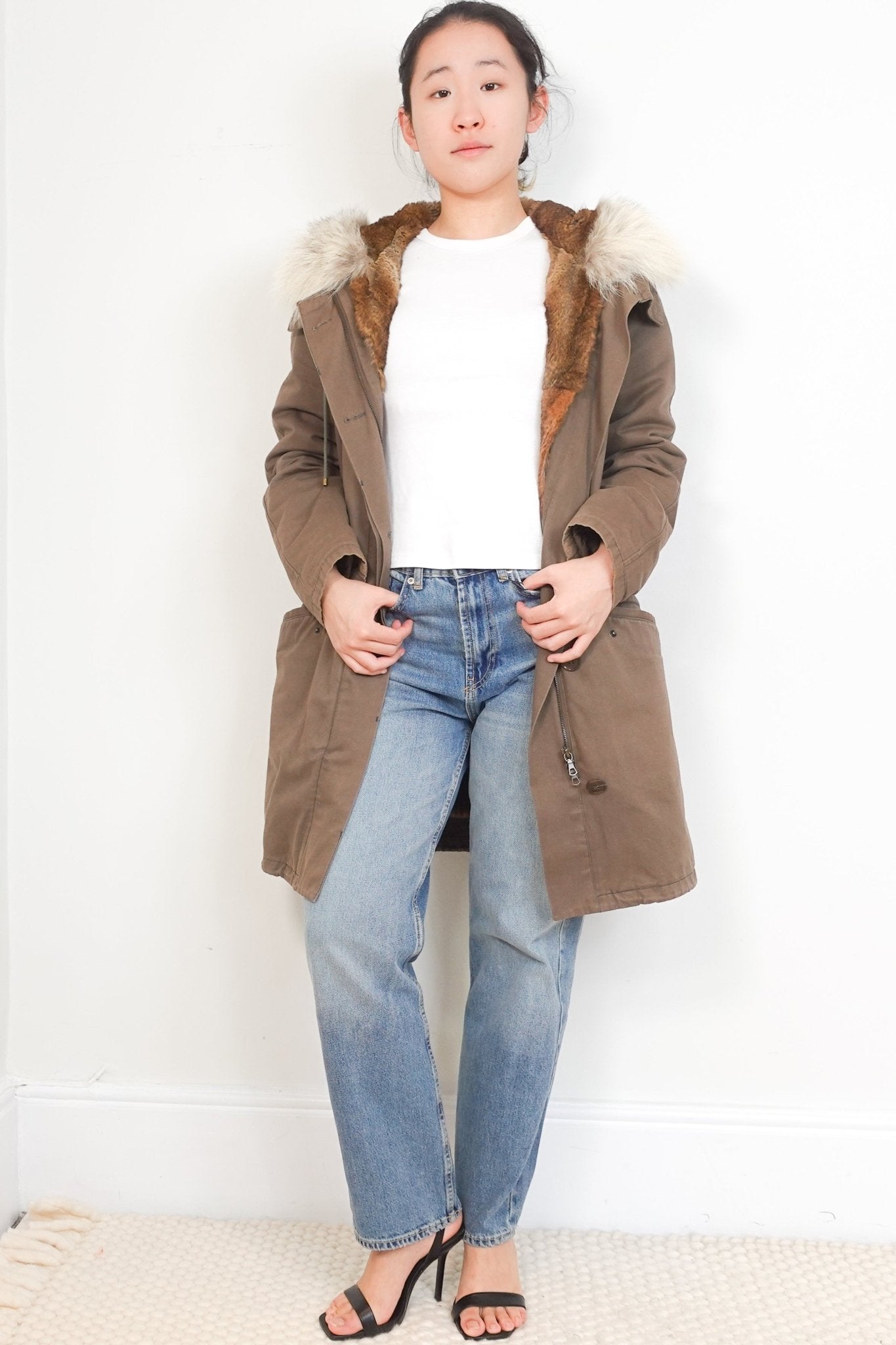 Yves Salomon Cayote Lined Coat RRP £2000 | Authentic Preloved - Reloved Again