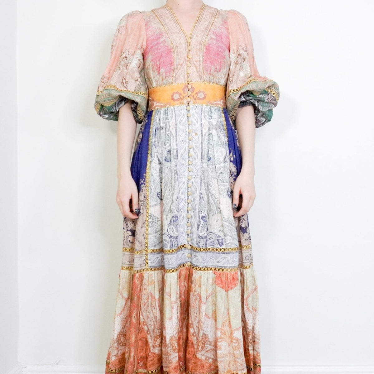 Zimmermann Multicolour Paisley Maxi Dress RRP 1575 | Authentic & Prel Zimmermann Multicolour Paisley Maxi Dress RRP 1575 | Authentic & Prel