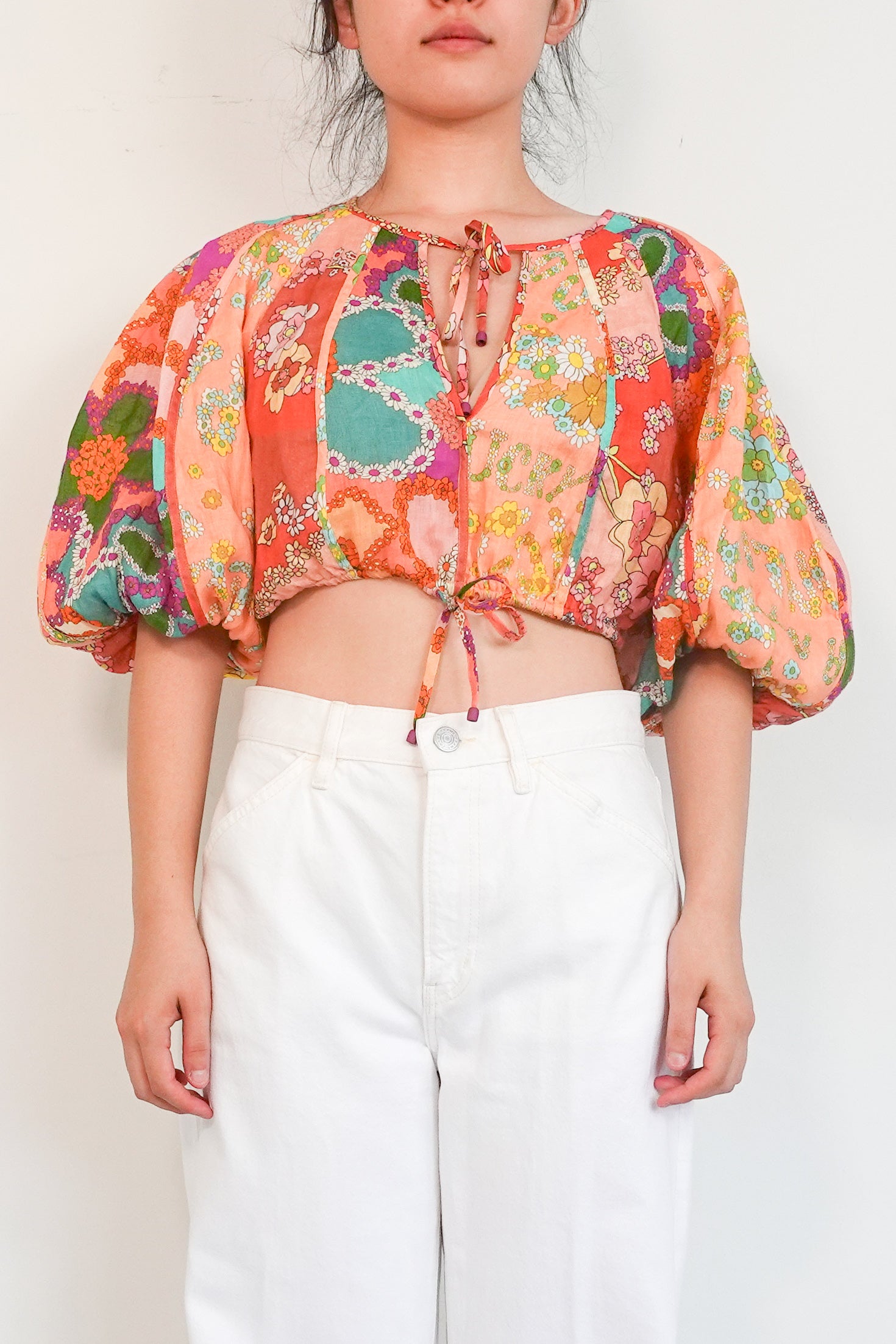 NEW Zimmermann Lola Panelled Crop Top RRP £250 | Authentic Preloved
