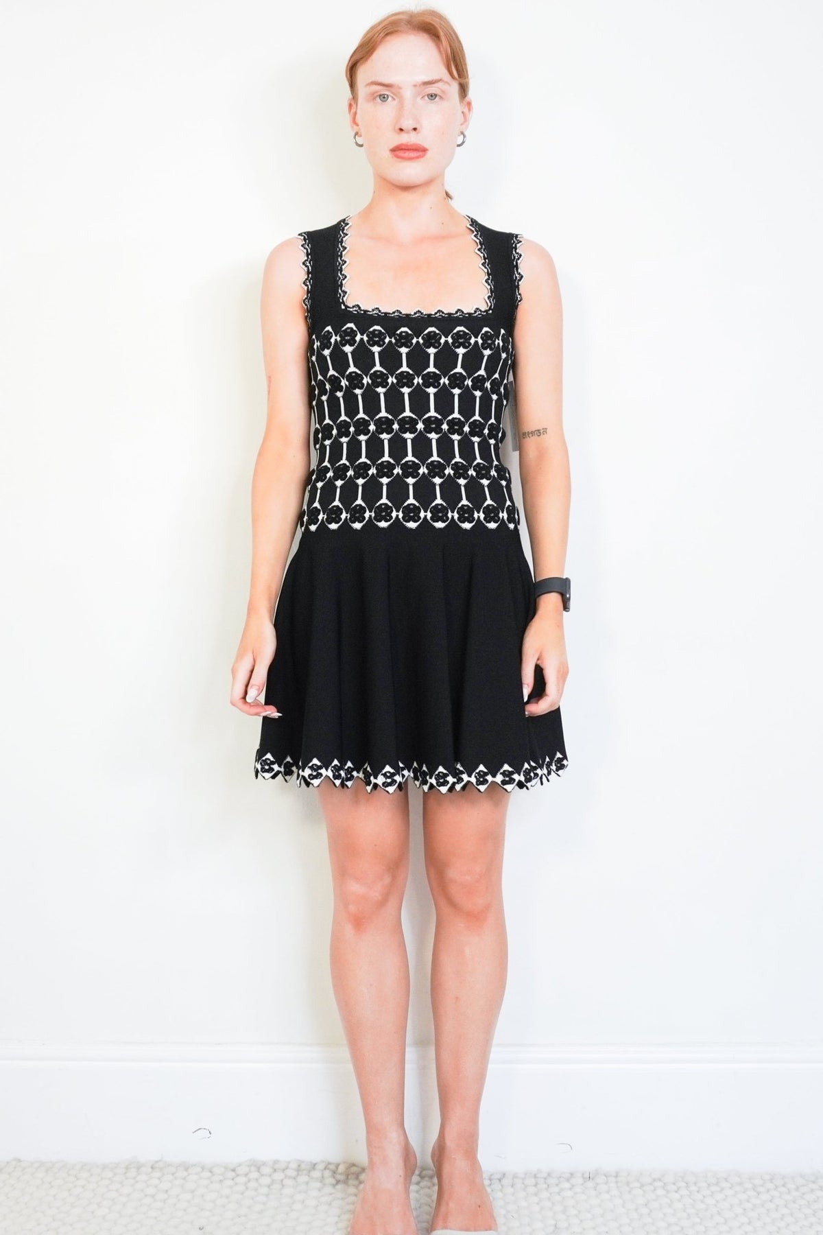 Alaïa Short Sleeve Black Dress Winter (RRP £2010)