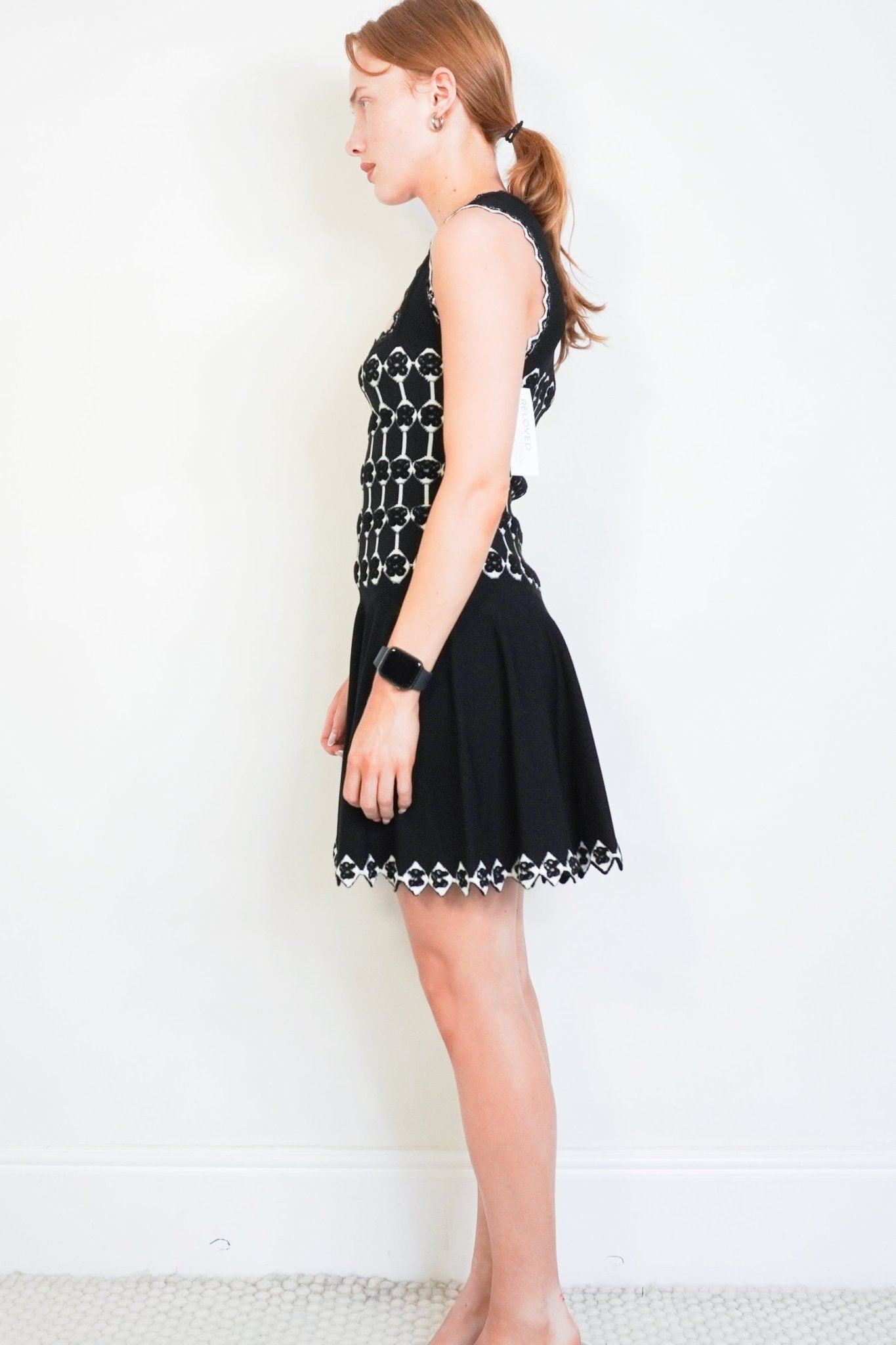 Alaïa Short Sleeve Black Dress Winter (RRP £2010) | Authentic Preloved - Reloved Again