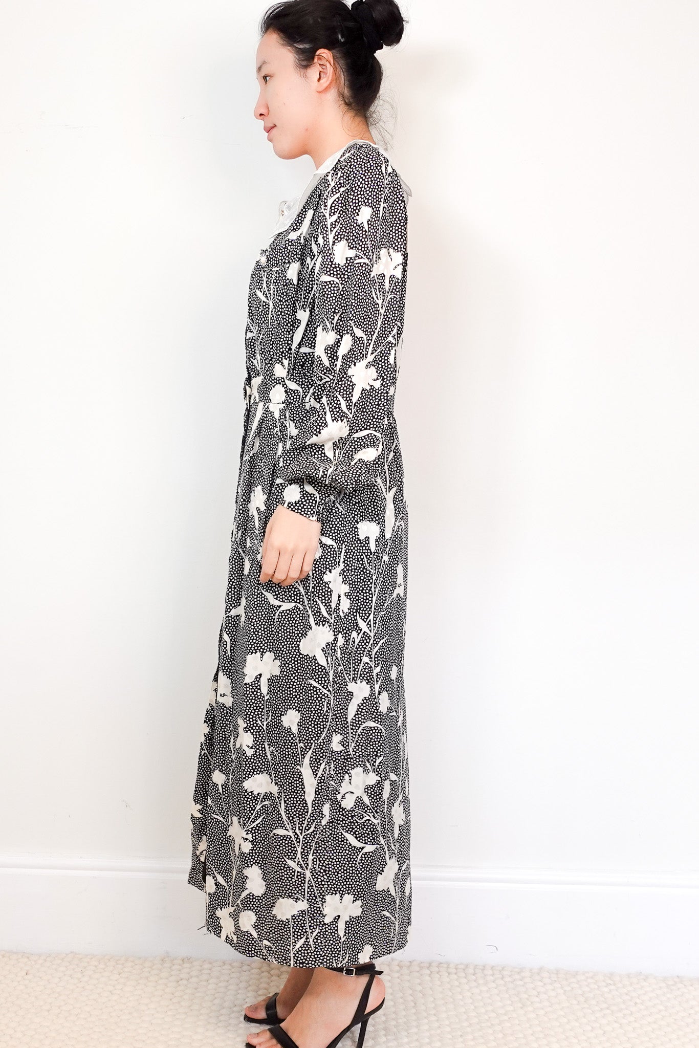 Alessandra Rich Embroidered Collar Dress RRP £1200 | Authentic Preloved - Reloved Again