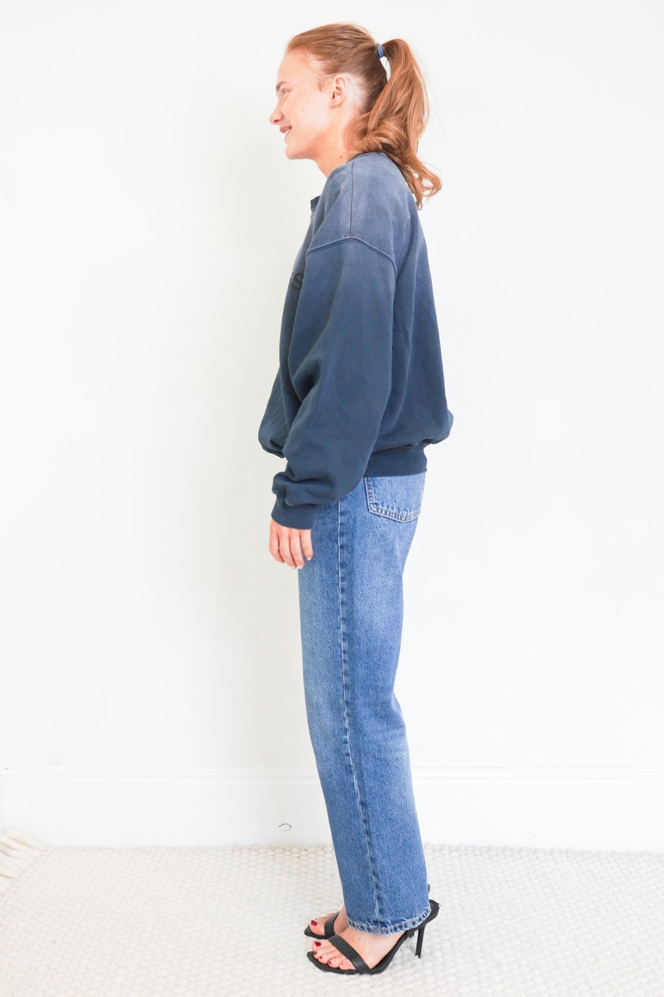 Anine Bing Blue Los Angeles Is A Myth Sweatshirt RRP £200 | Authentic Preloved - Reloved Again
