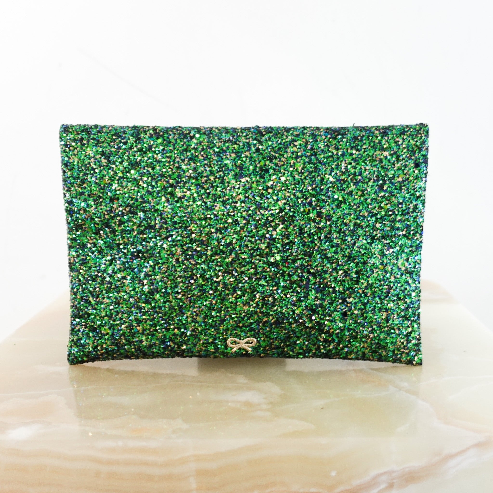 Anya Hindmarch Valorie Glitter Clutch | Authentic Preloved - Reloved Again