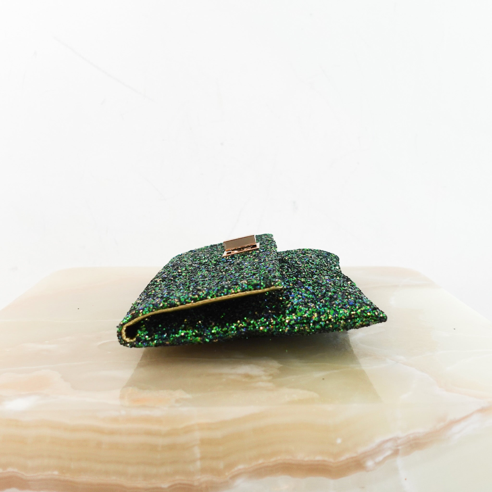 Anya Hindmarch Valorie Glitter Clutch | Authentic Preloved - Reloved Again