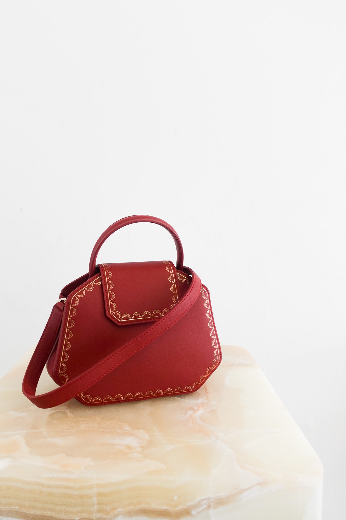 Cartier Guirlande leather crossbody bag RRP £850 | Authentic Preloved - Reloved Again