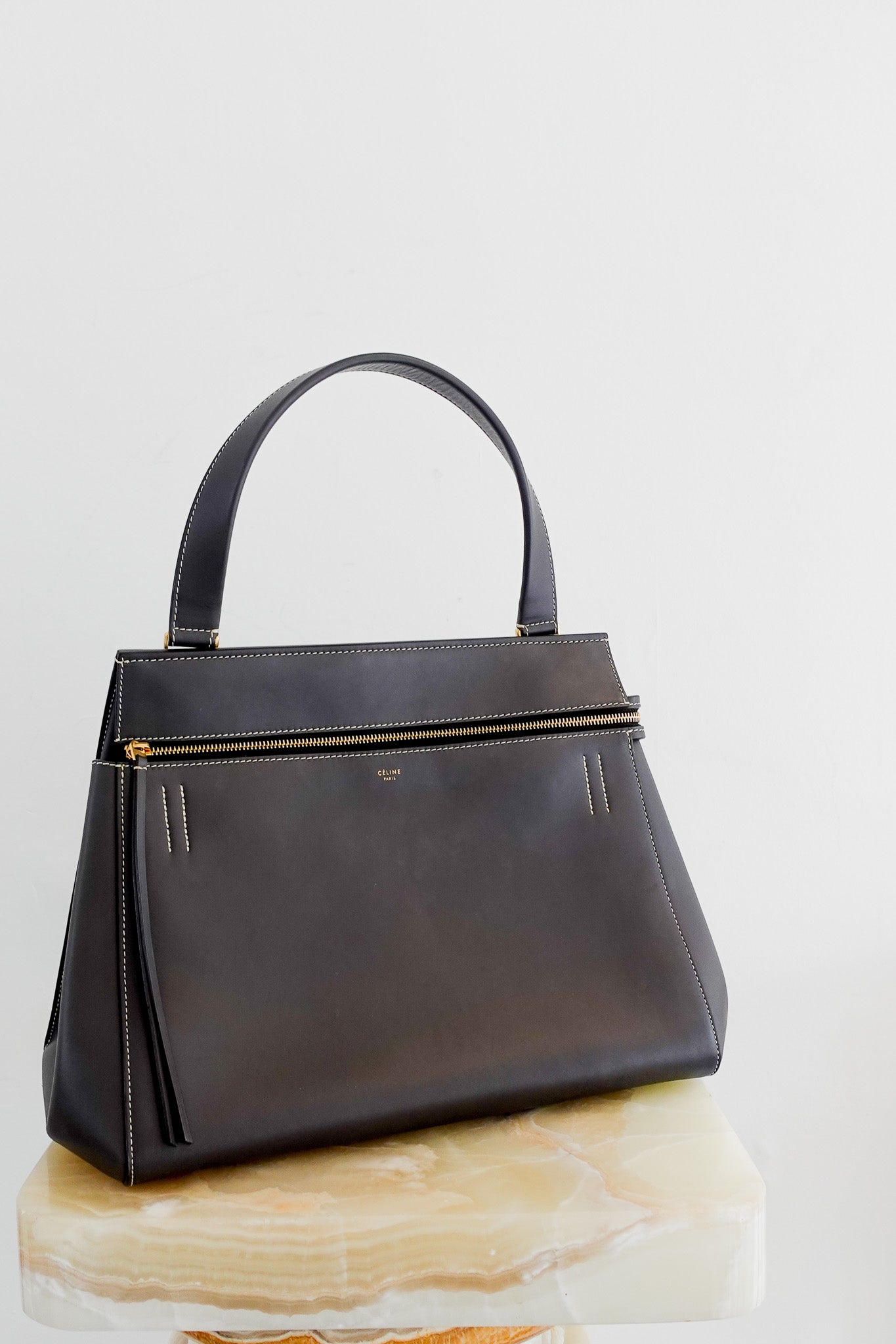 Celine Medium Edge Bag in Grey RRP £1100 | Preloved Authentic - Reloved Again