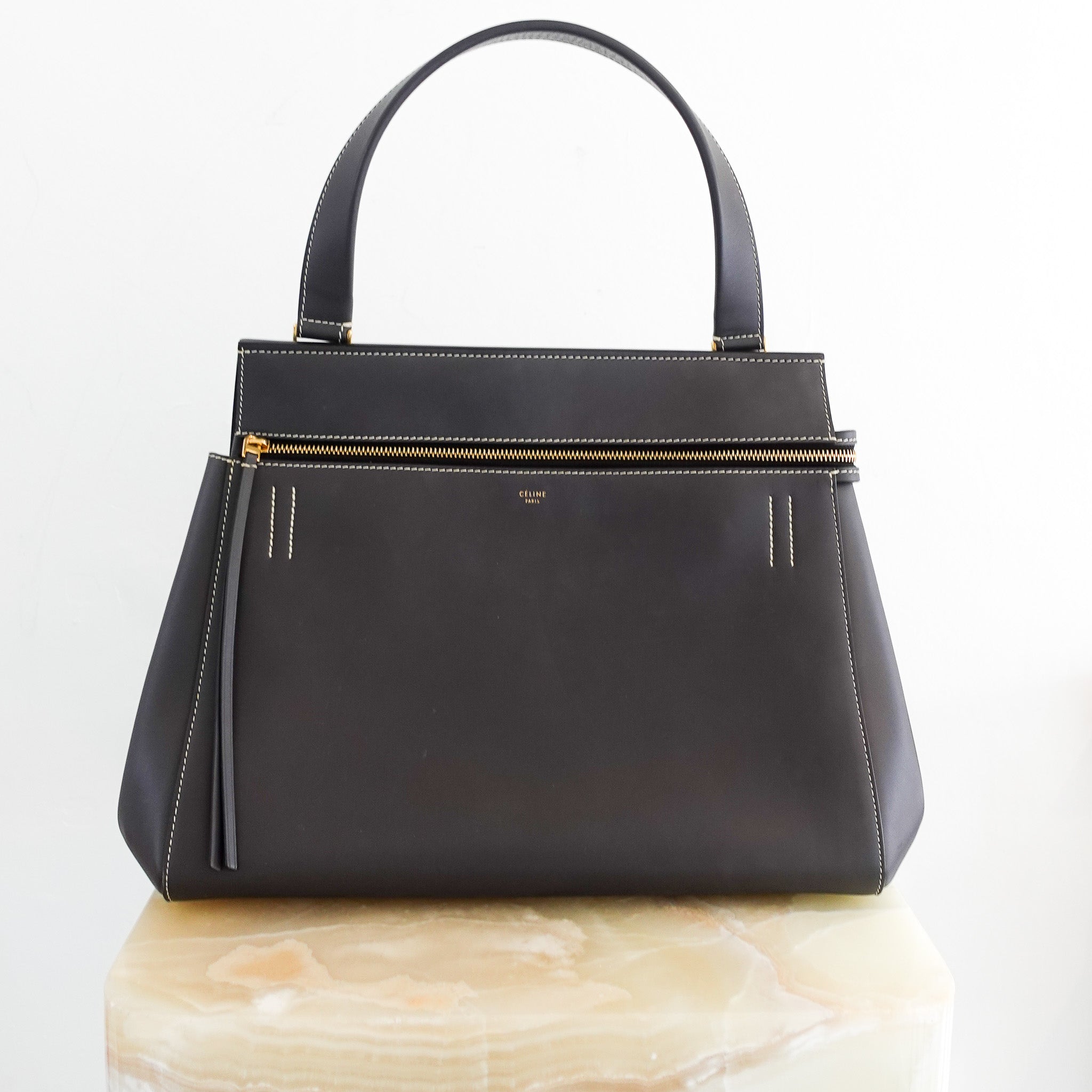 Celine Medium Edge Bag in Grey RRP £1100 | Preloved Authentic - Reloved Again