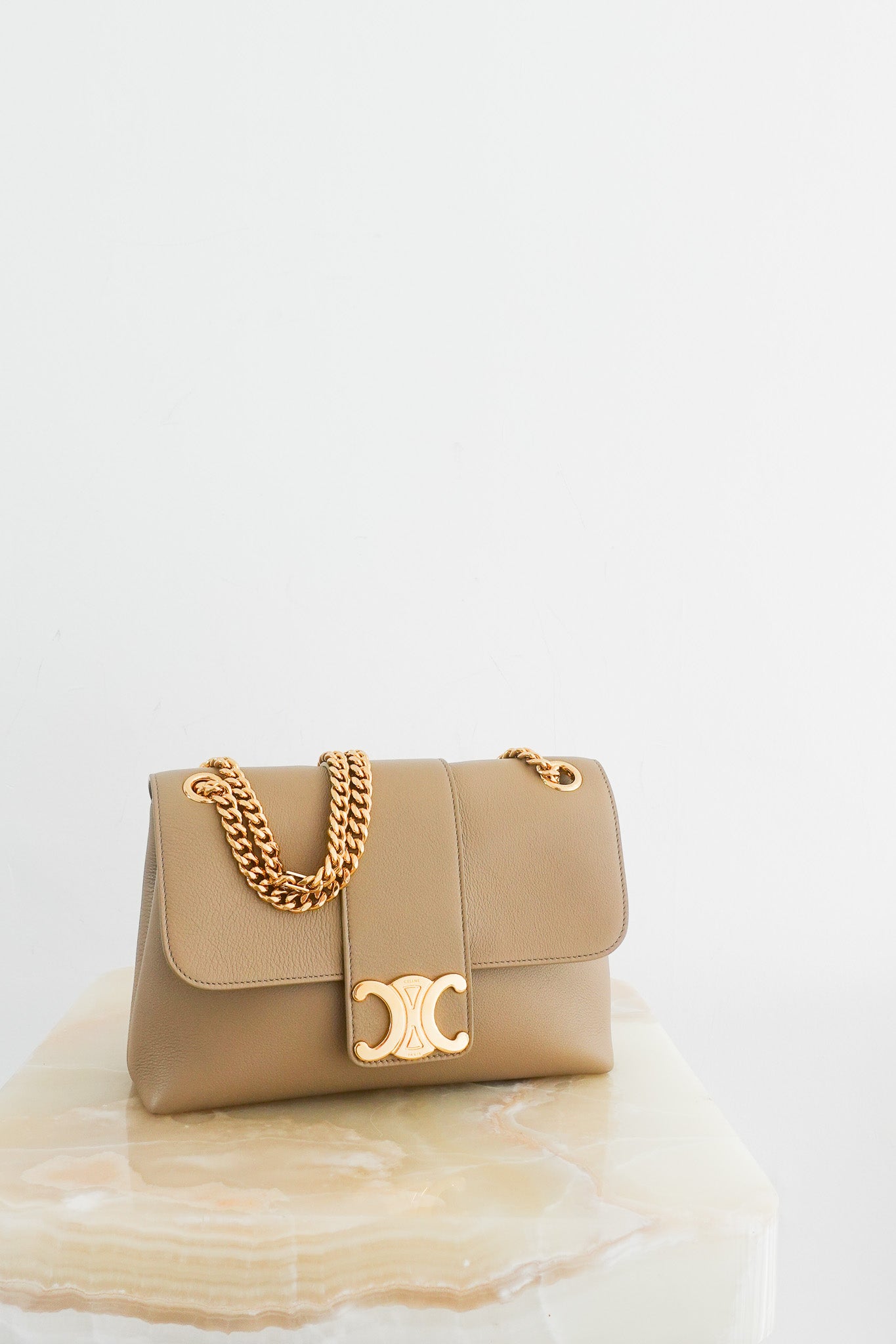 Celine Victoire Brown Sepia Medium Crossbody Bag £3500 | Authentic Preloved - Reloved Again