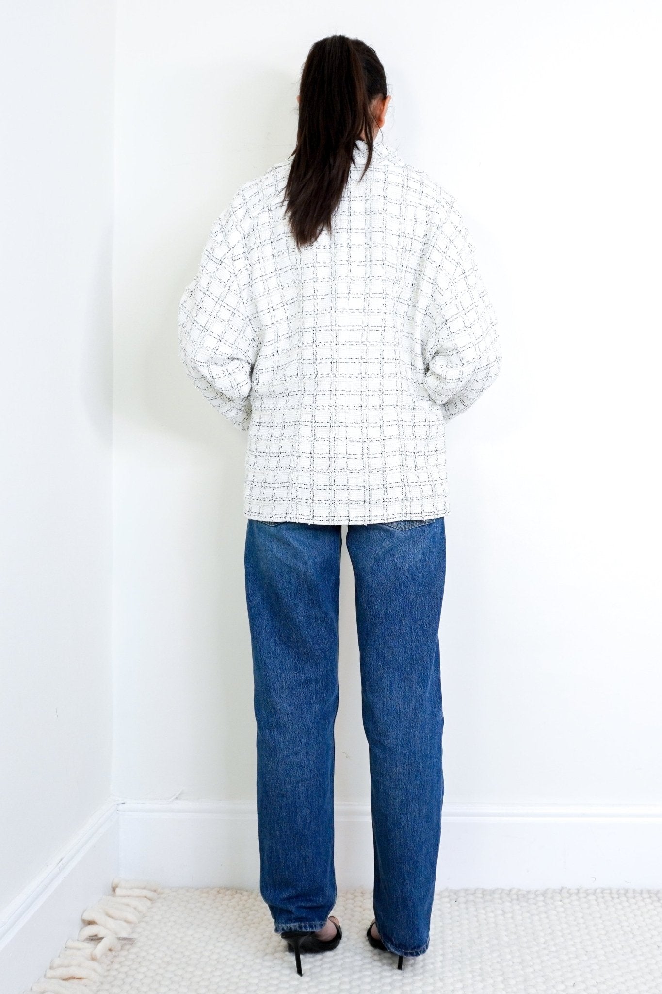 Chanel 20B OVERSIZED LUREX TWEED Jacket 2020 Pre - Collection | Authentic Preloved - Reloved Again