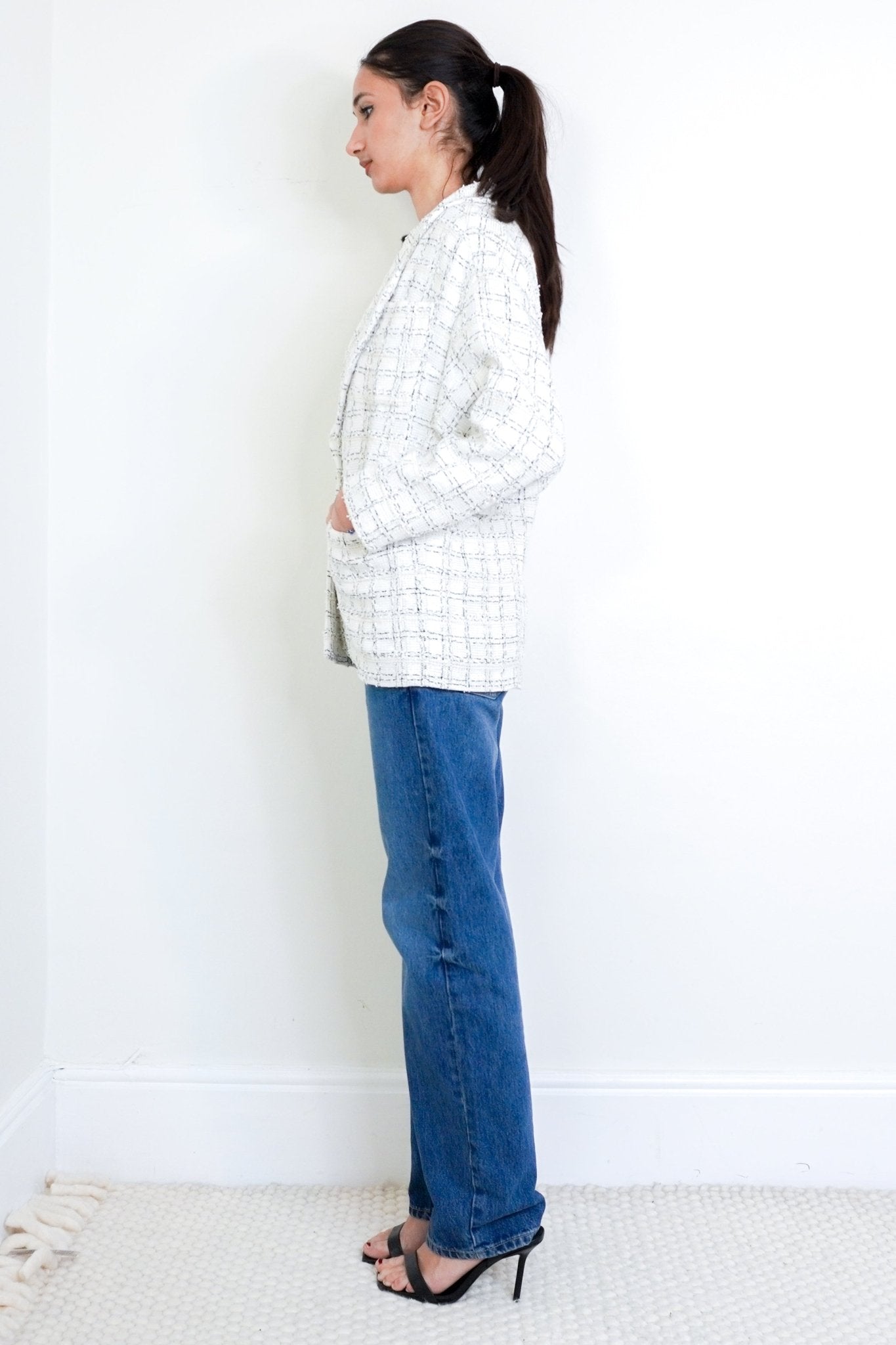 Chanel 20B OVERSIZED LUREX TWEED Jacket 2020 Pre - Collection | Authentic Preloved - Reloved Again