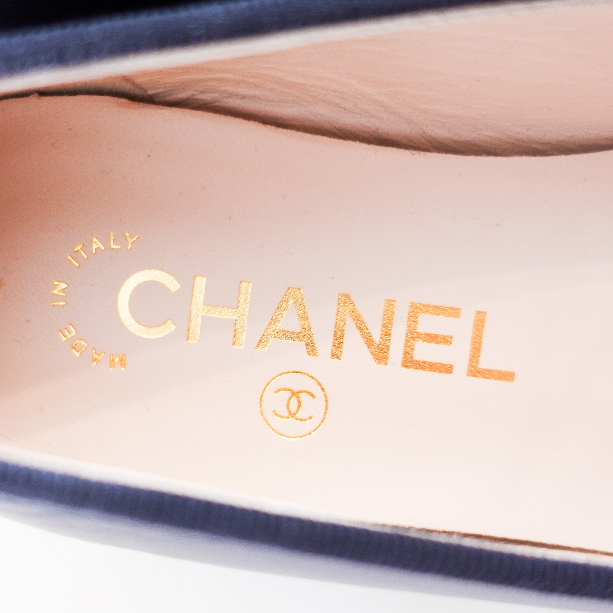 Chanel Black CC Ballet Flats with Bows RRP £1000 | Authentic Preloved - Reloved Again
