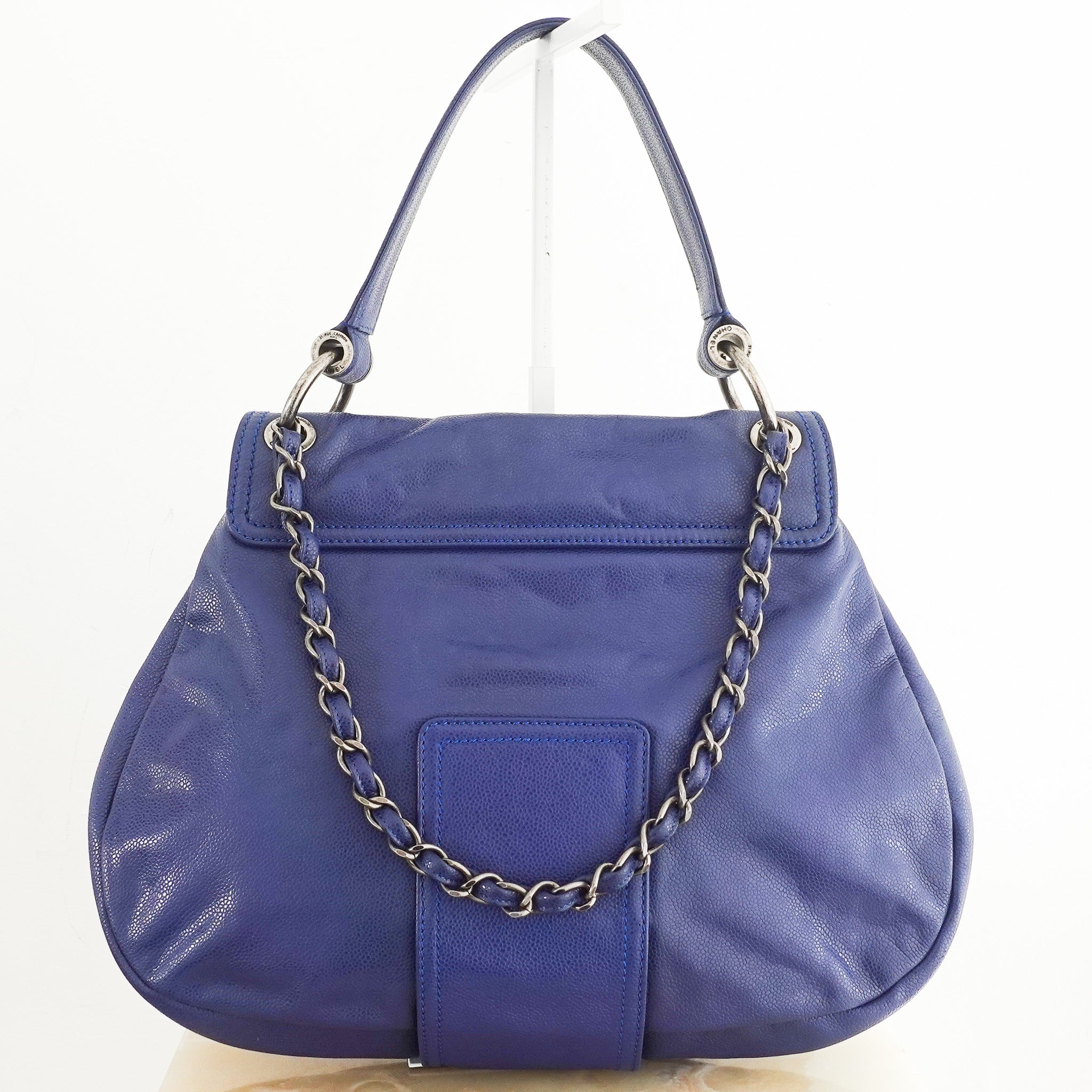 Chanel Blue 31 Rue Cambon Coco Rider Hobo Bag RRP £3K | Authentic Preloved - Reloved Again