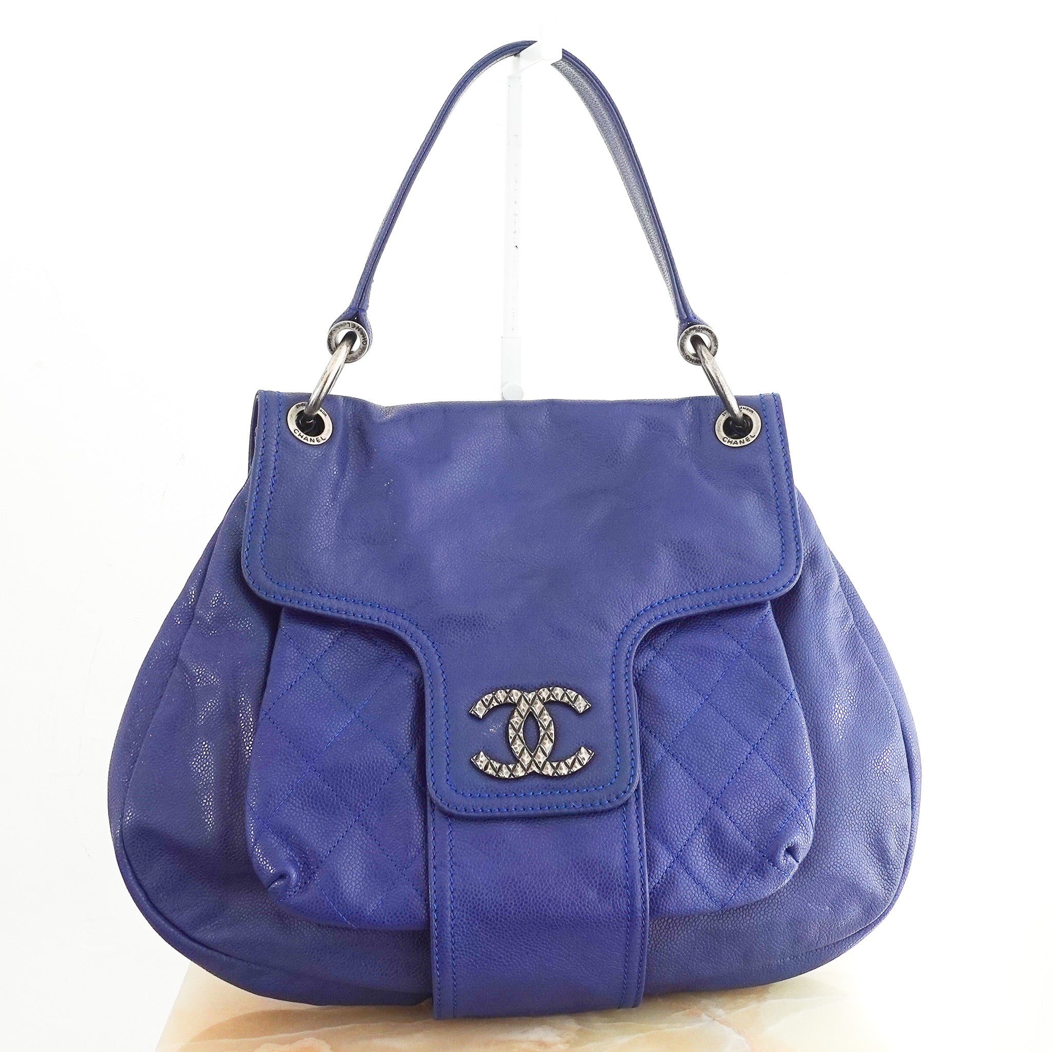 Chanel Blue 31 Rue Cambon Coco Rider Hobo Bag RRP £3K | Authentic Preloved - Reloved Again