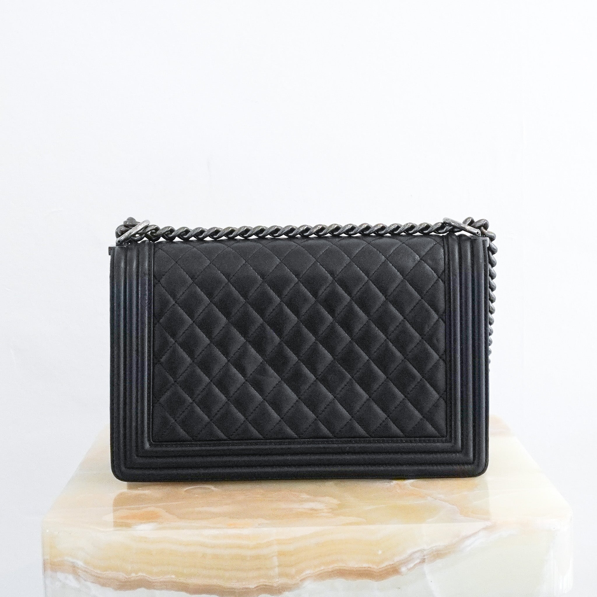 Chanel Boy Bag in Black RRP £6000 | Authentic Preloved - Reloved Again