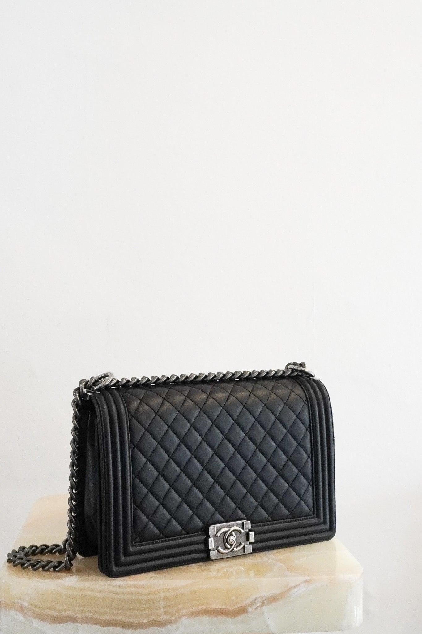 Chanel Boy Bag in Black RRP £6000 | Authentic Preloved - Reloved Again