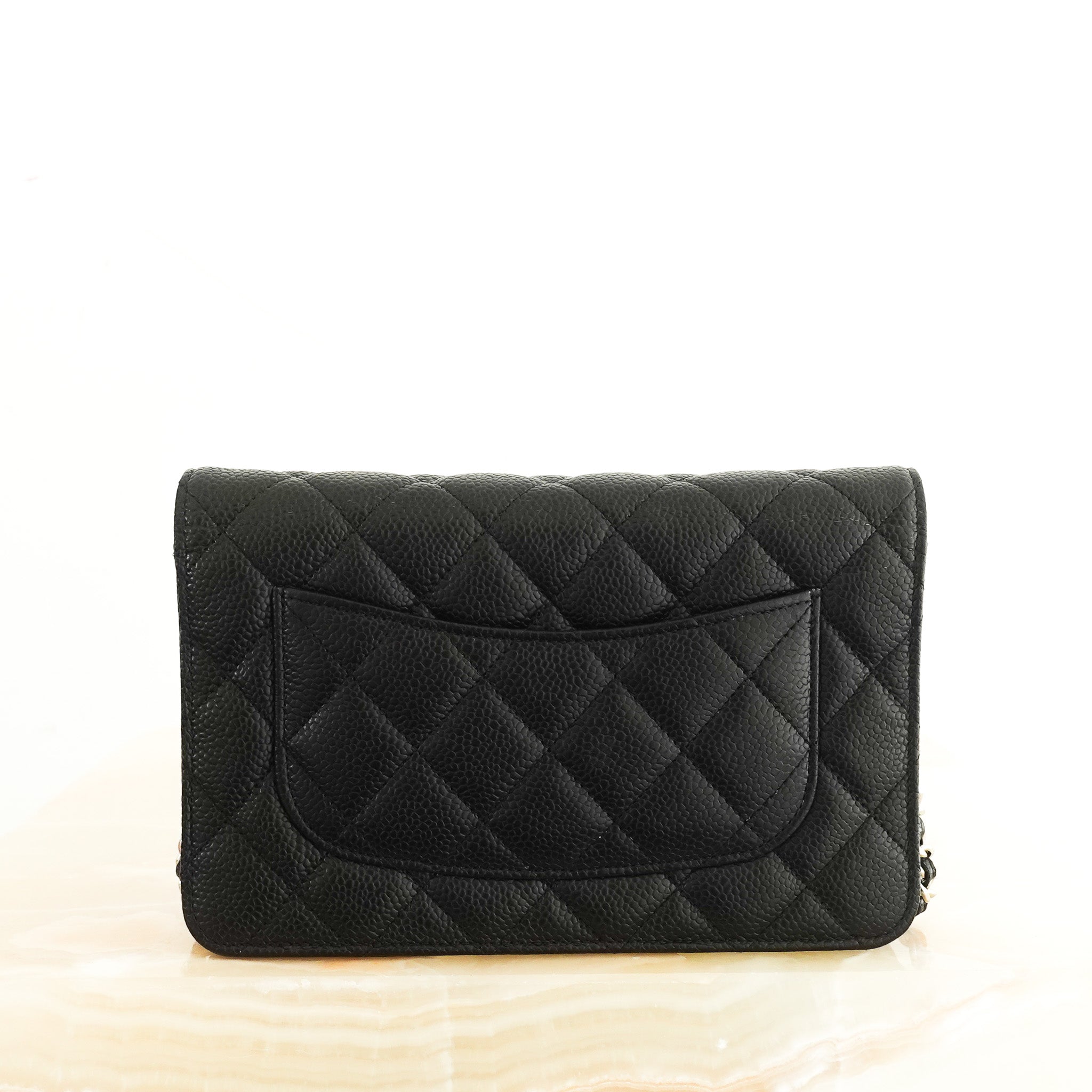 Chanel Caviar Leather WOC Wallet On Chain RRP £2900 | Authentic Preloved - Reloved Again