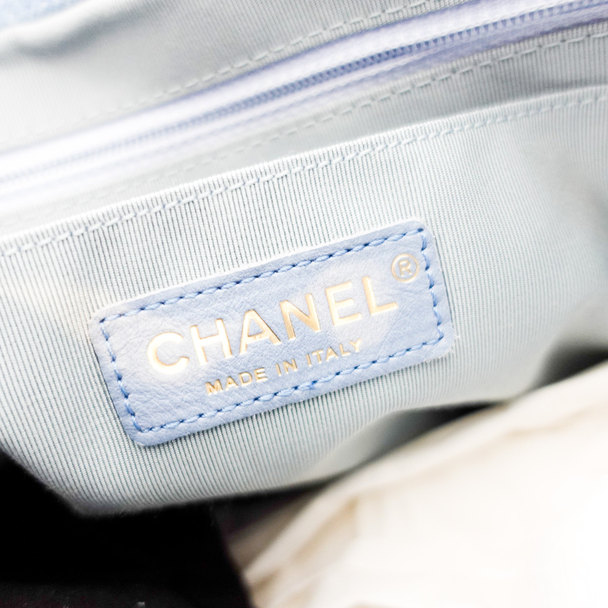Chanel Washed Denim Quilted Large Urban Spirit Backpack | Authentic Preloved - Reloved Again