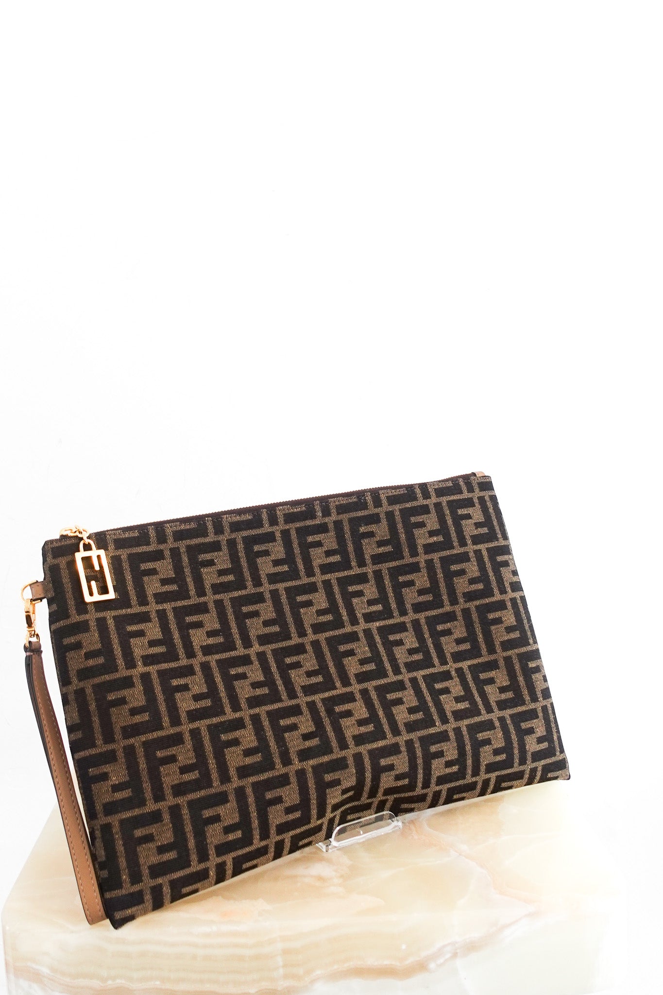 current-season-fendi-brown-ff-jacquard-fabric-pouch-cover-picture-chelsea-london