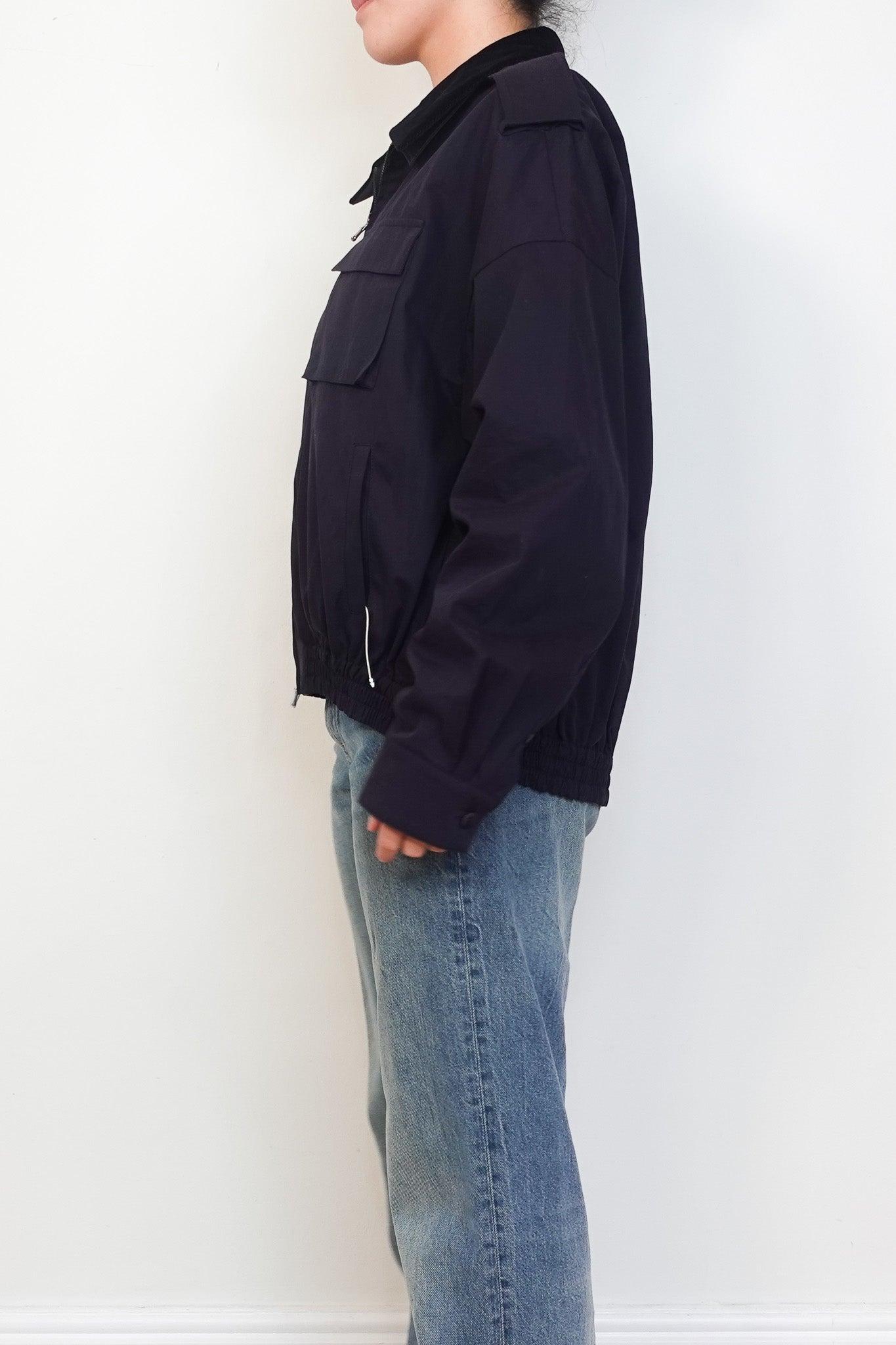 current-season-tibi-navy-bomber-side-picture