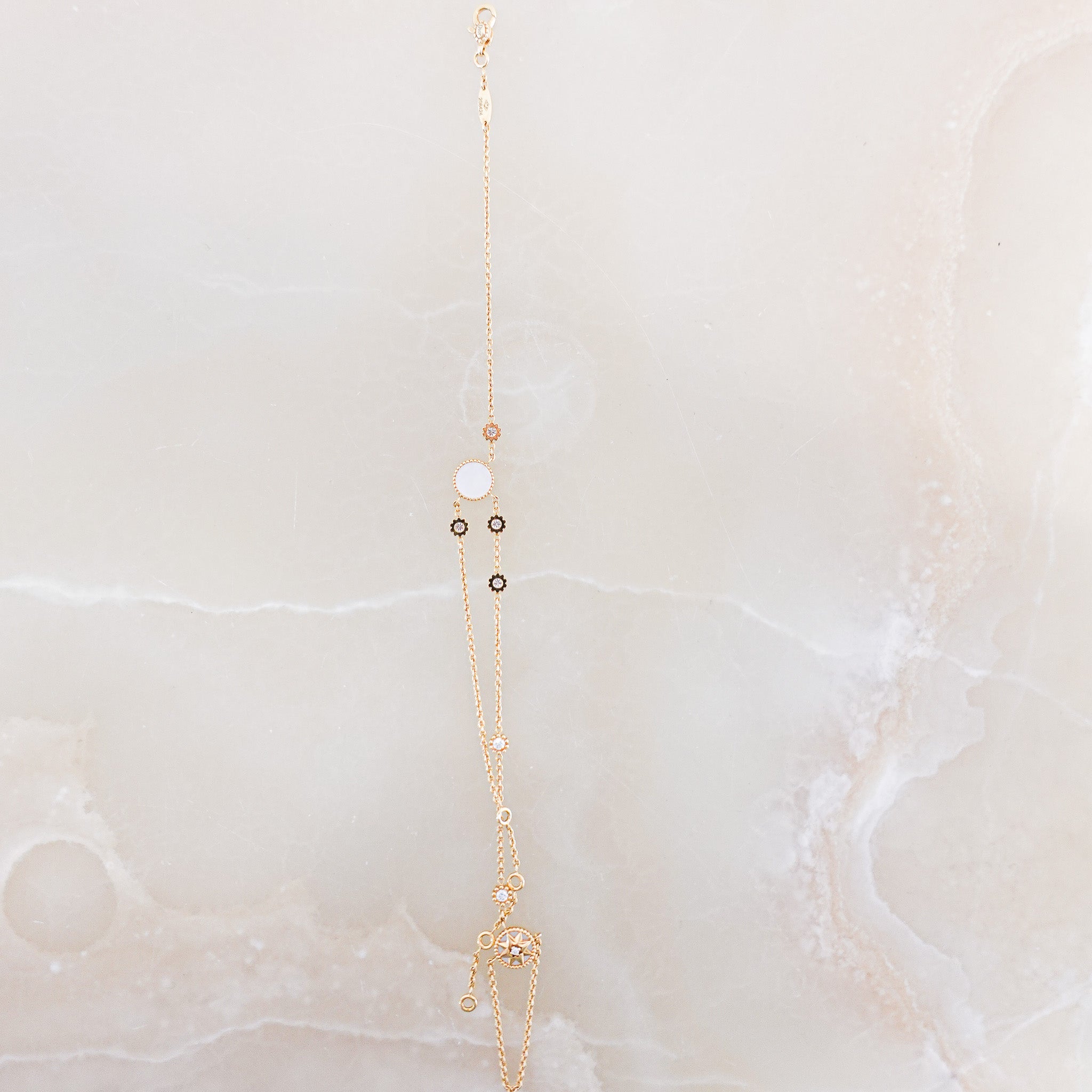 Dior Rose Des Vents Fine Hand Jewelry in Yellow Gold and Diamond | Authentic Preloved - Reloved Again