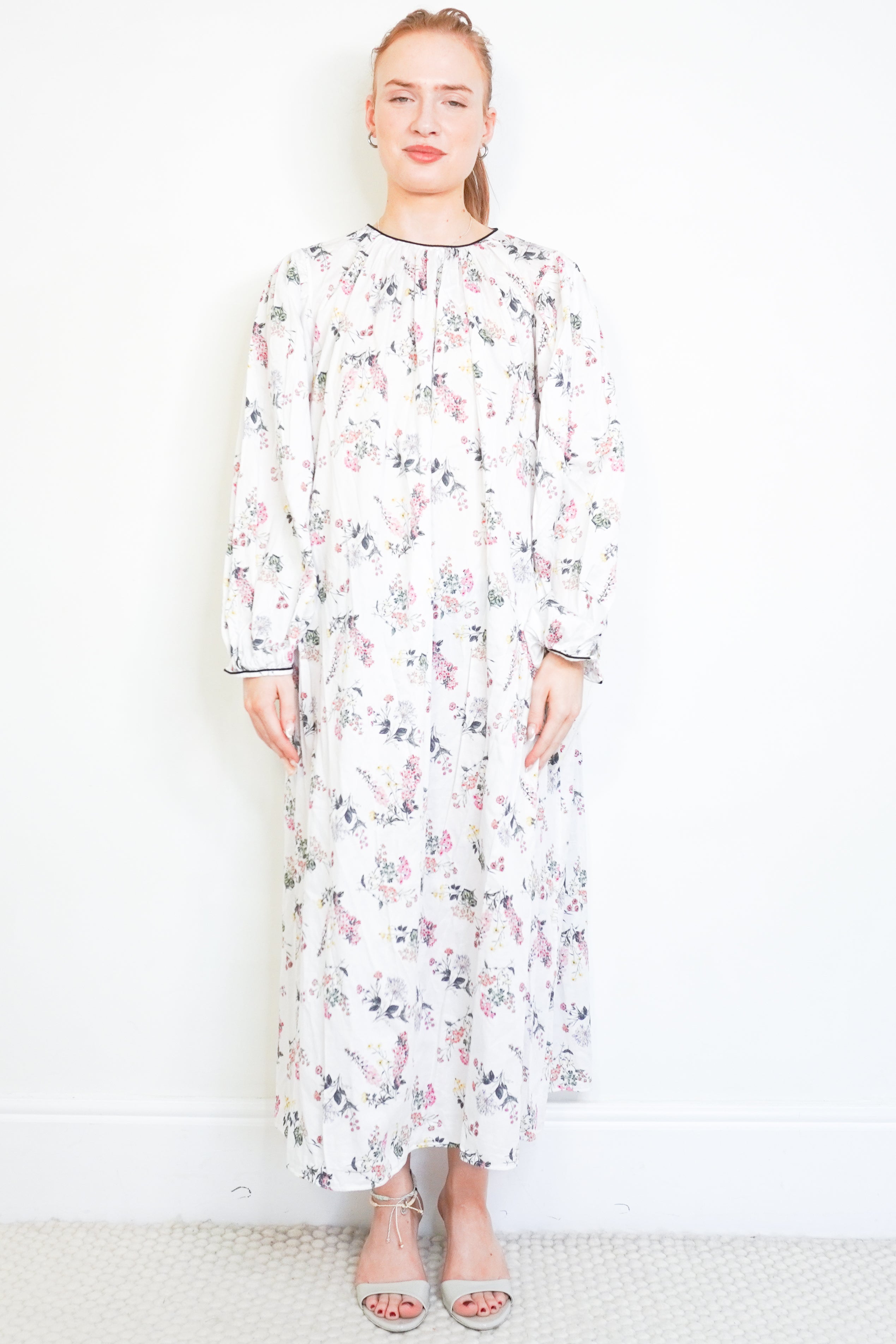 Front picture of the Emilia Wickstead dress showing the print
