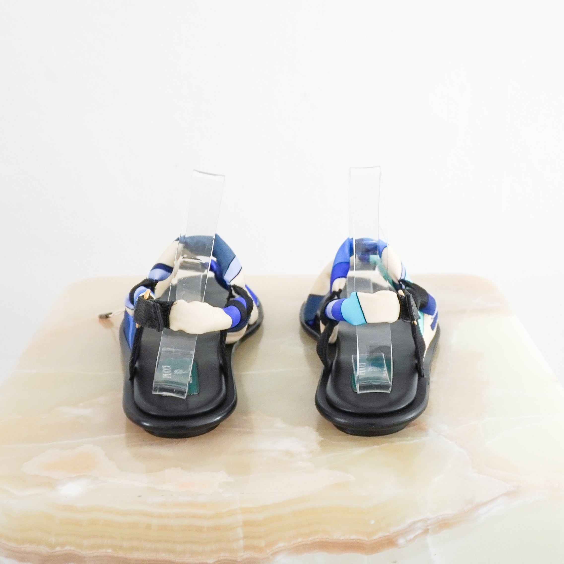 Back image of the Emilio Pucci Sandals showing the straps.