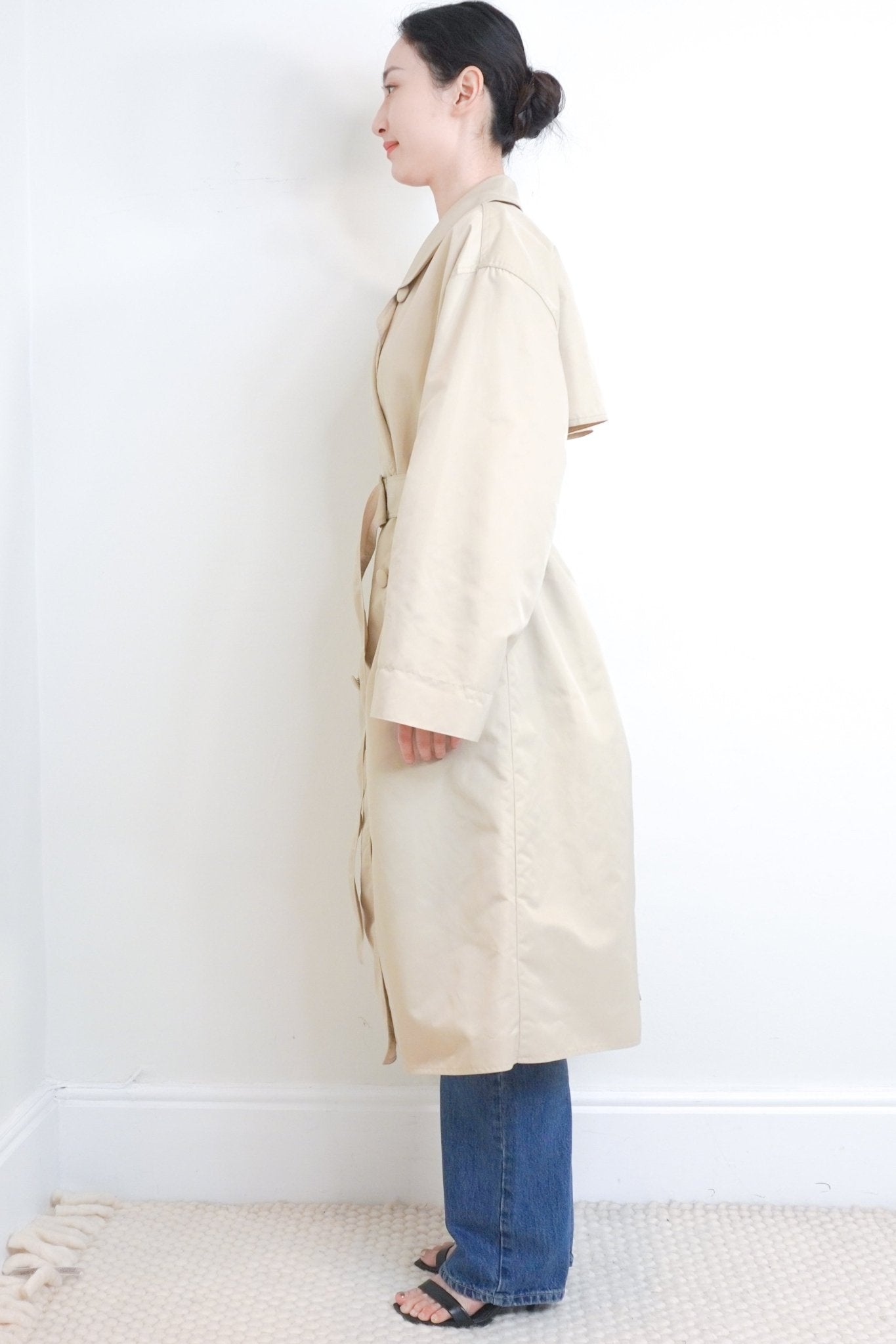 Essentiel Antwerp Beige Becha Trench Coat RRP £455 | Authentic Preloved - Reloved Again