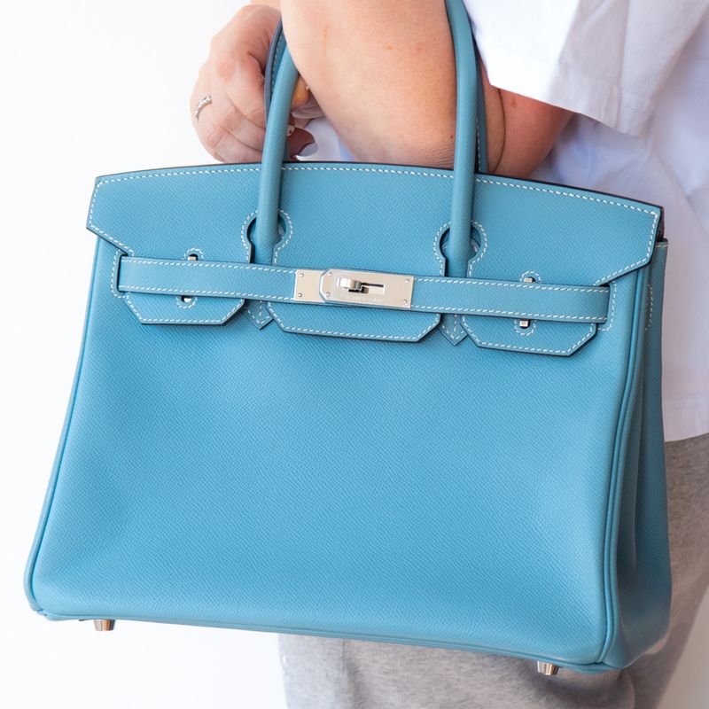 Birkin 30 in Blue Jean Epsom Leather - Reloved Again