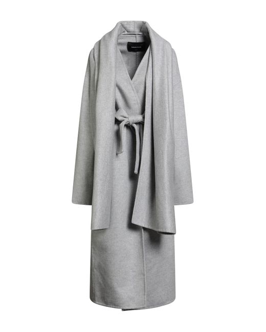 CURRENT SEASON Fabiana Filippi Grey Wool Longline Coat RRP £1295 | Authentic Preloved [final sale] - Reloved Again
