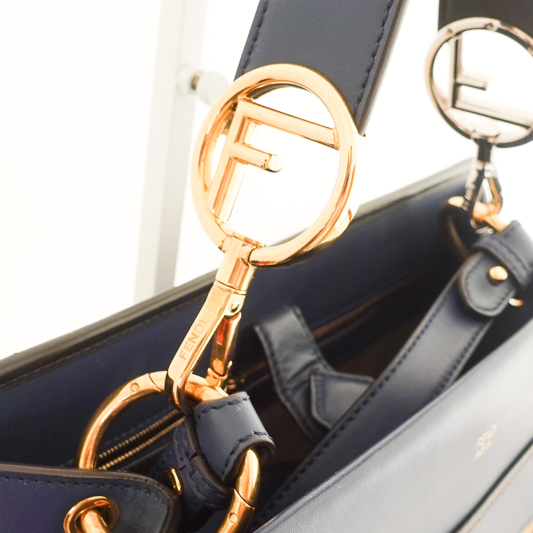 Fendi Runway Medium Bag in Blue | Authentic Preloved - Reloved Again