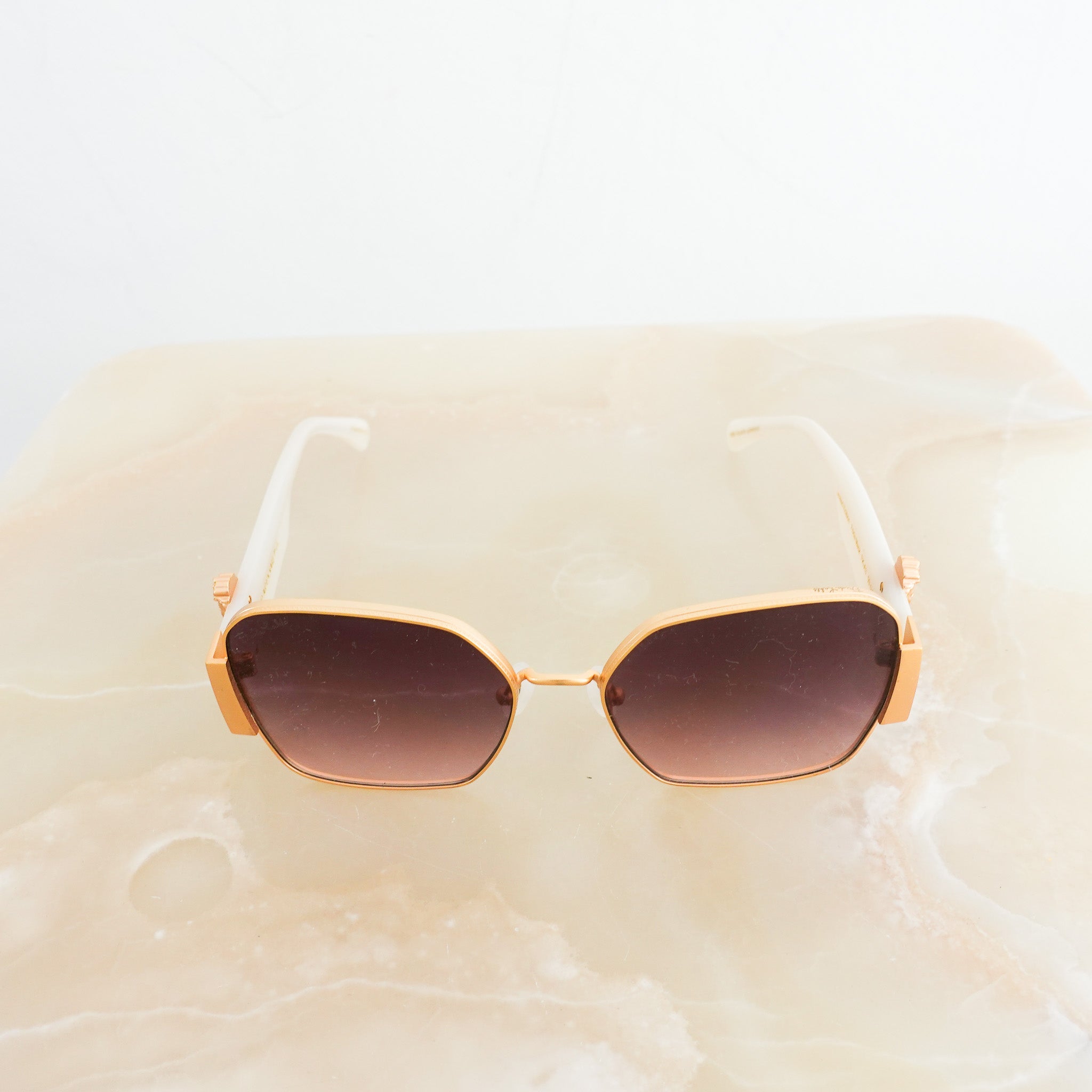 For Artist Sake x Frida Kahlo 18k Gold Plated Sunglasses RRP £300 | Authentic Preloved - Reloved Again