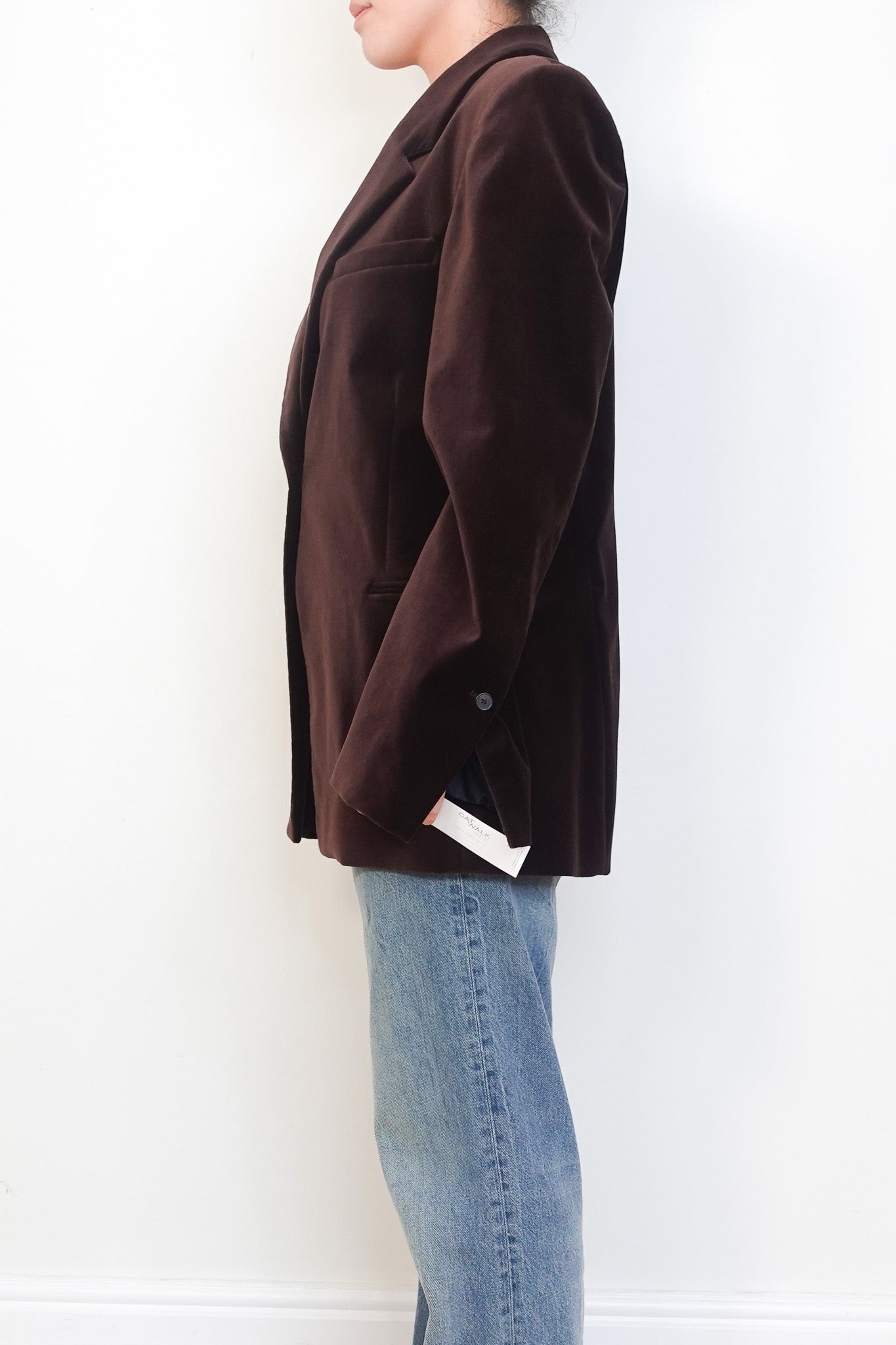 Frame brown Velvet Blazer RRP £680 | Authentic Preloved - Reloved Again