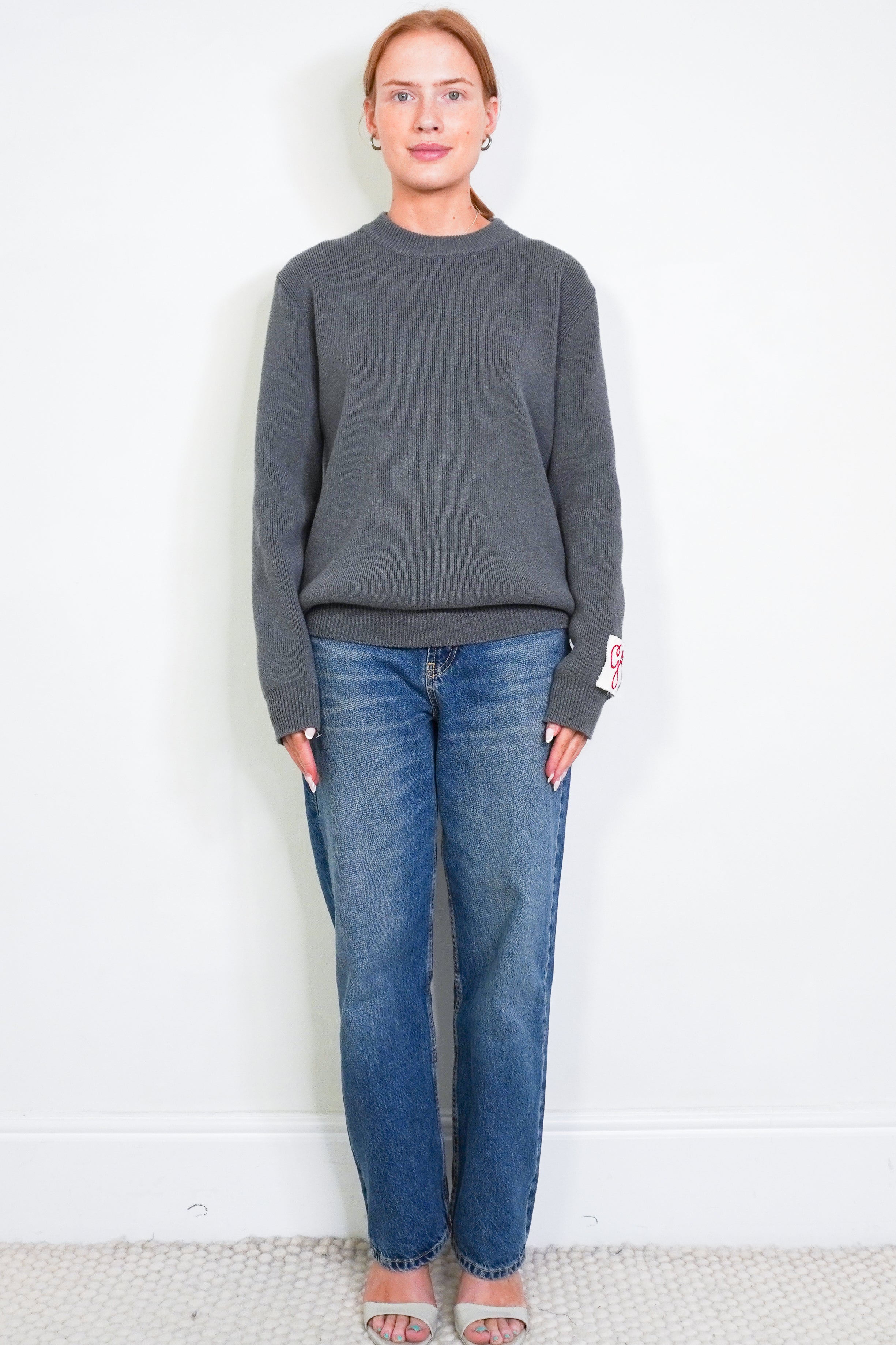 Golden Goose Round Neck Sweater Grey (RRP £495) | Authentic Preloved