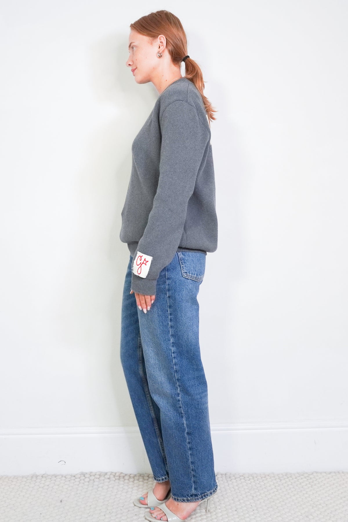 Golden Goose Round Neck Sweater Grey (RRP £495) | Authentic Preloved