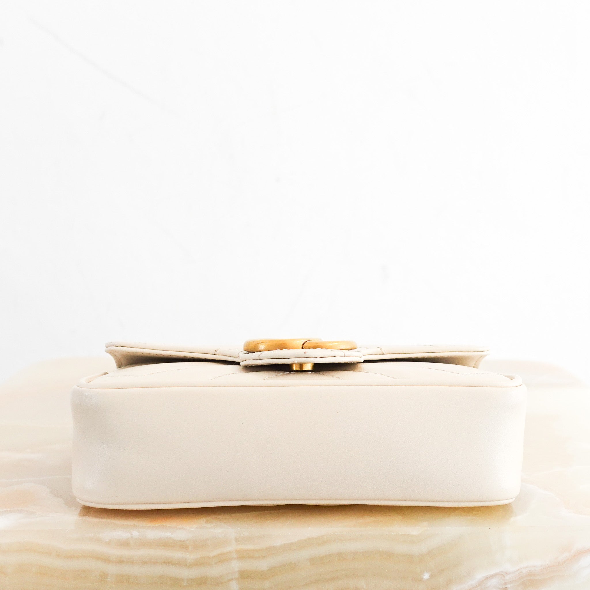 Gucci GG Marmont Mini Bag in Cream RRP £1170 | Authentic Preloved - Reloved Again